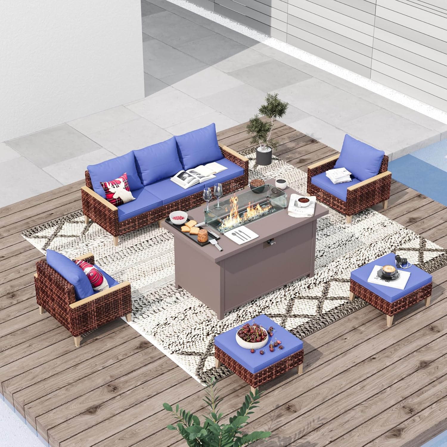 CESICIA R24-5P-GY Patio-Conversation-Sets - View #4