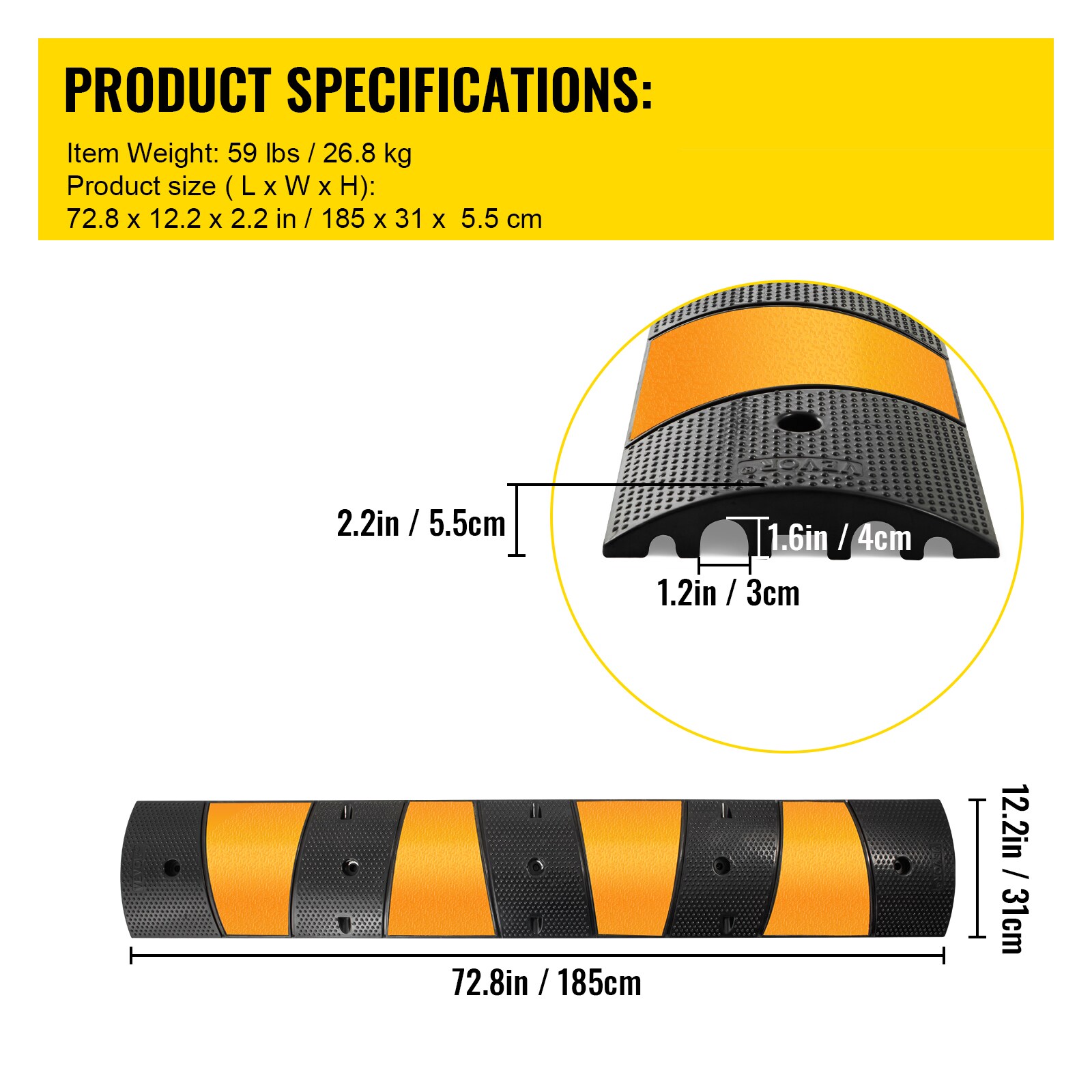 VEVOR SCGXB2G6FTZH00217V0 Cord-Surface-Raceway - View #7