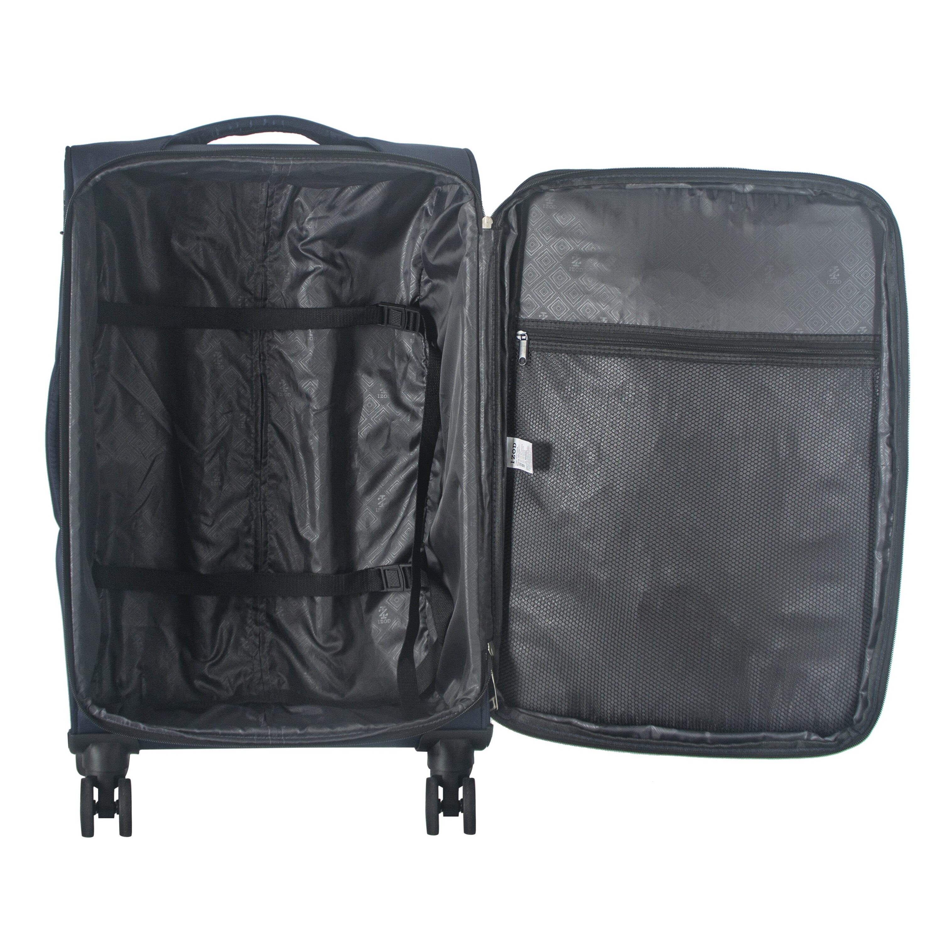 IZOD Ocean 3 Piece Soft Shell Lightweight Expandable Luggage Set