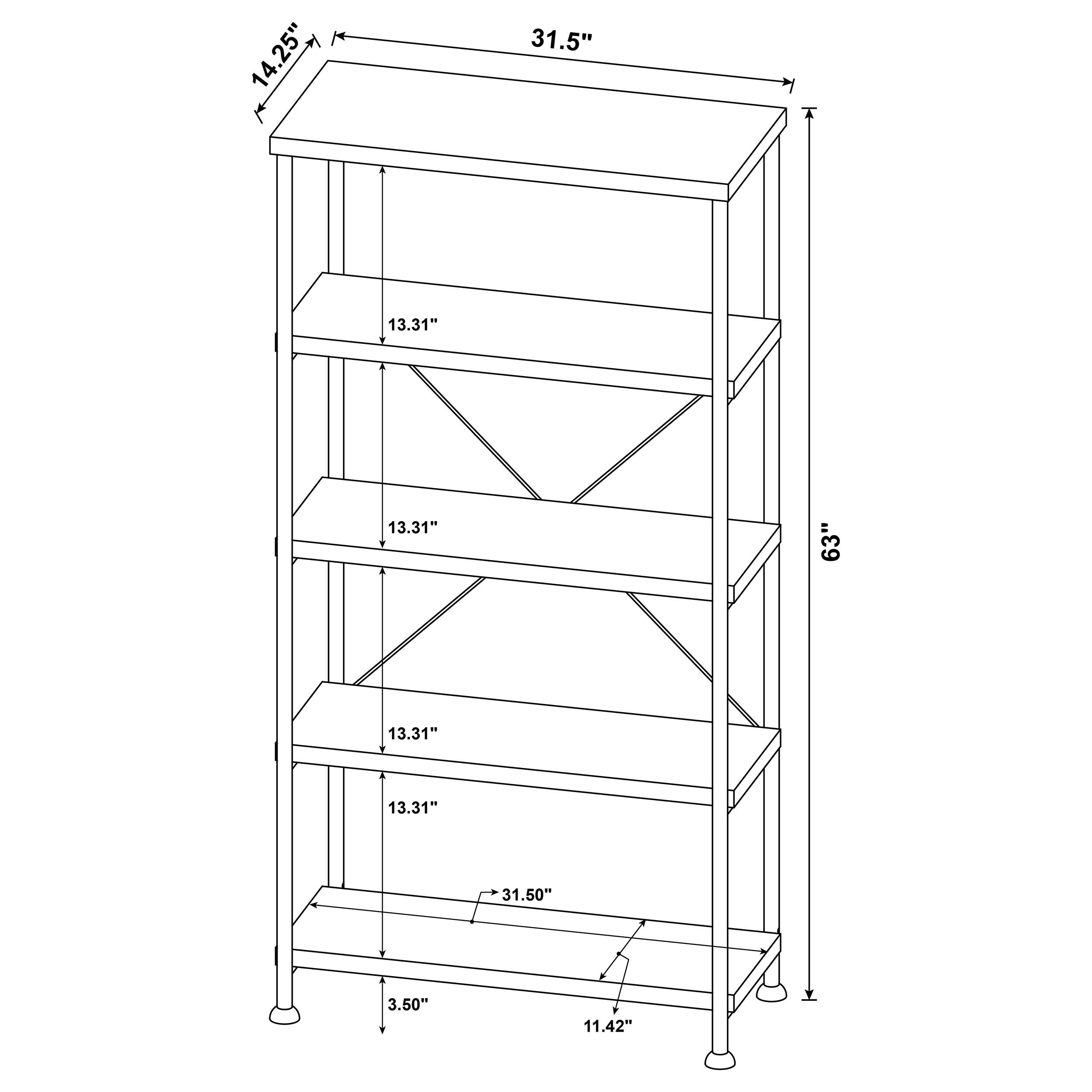 Blisstyle FSS345 Free-Standing-Shelving - View #8