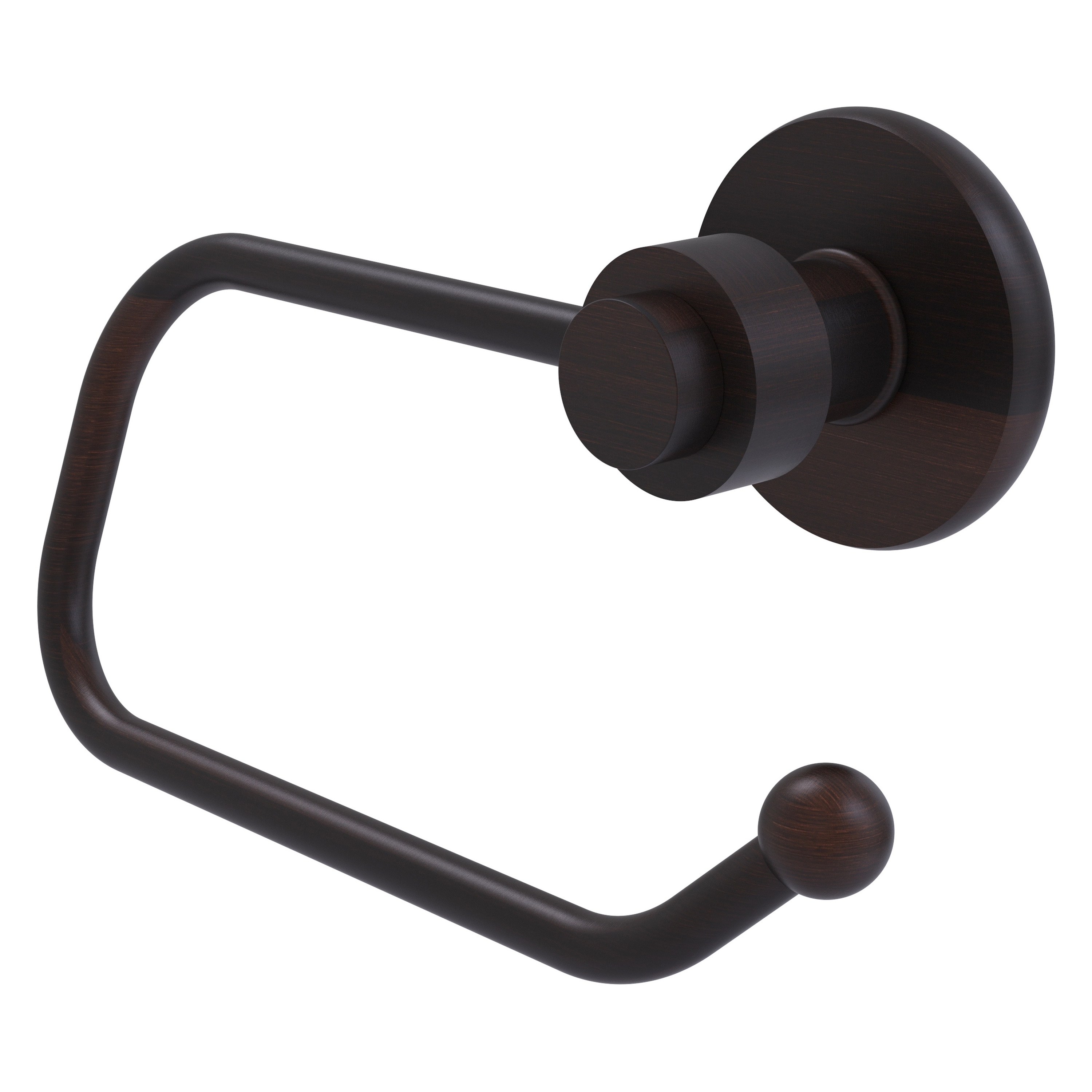 Allied Brass 924E-VB Mercury Venetian Bronze Wall mount Single post Toilet Paper Holder 1 -Rolls with Storage