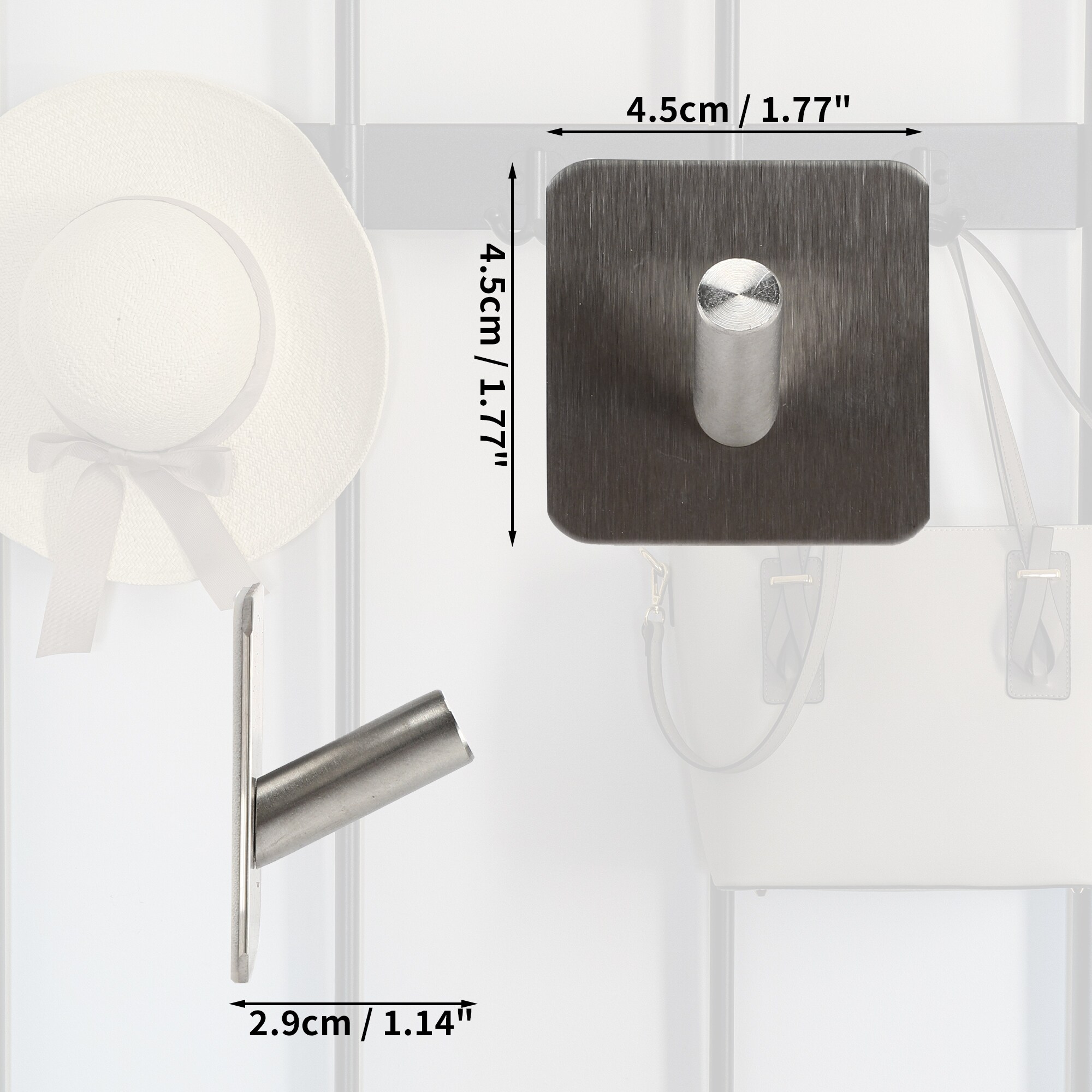 Unique Bargains S26020700UX2158 Decorative-Wall-Hooks - View #3