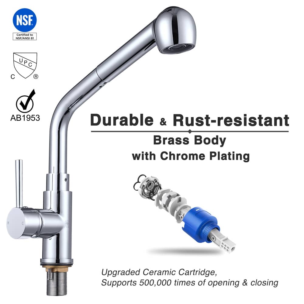Aquaterior 81FAU006-M188-CHR-LO Kitchen-Faucets - View #3