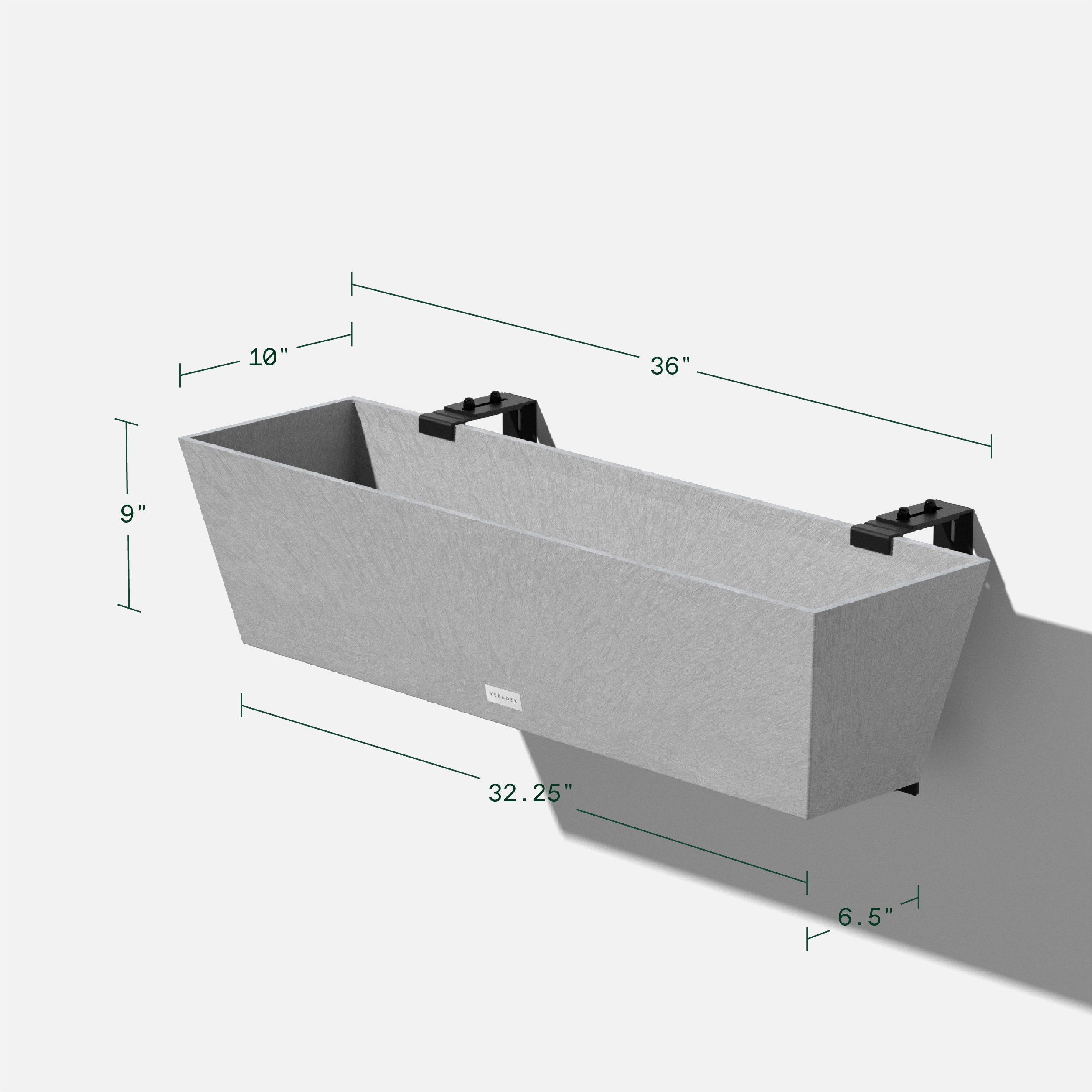 Veradek WBRLV36C Planter-Window-Box - View #3