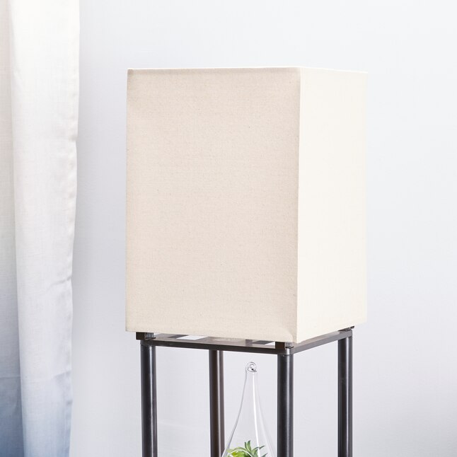 Bronze Shelf Floor Lamp, Clear Lamp Shades Target Market