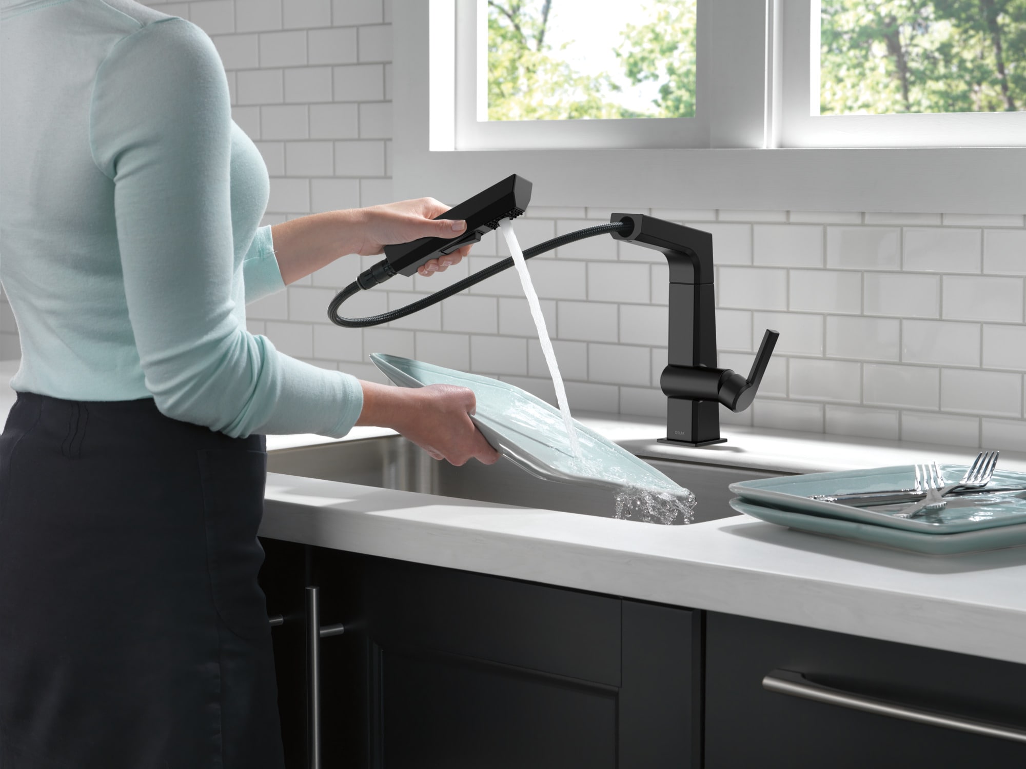 Delta 4193-BL-DST Kitchen-Faucets - View #8