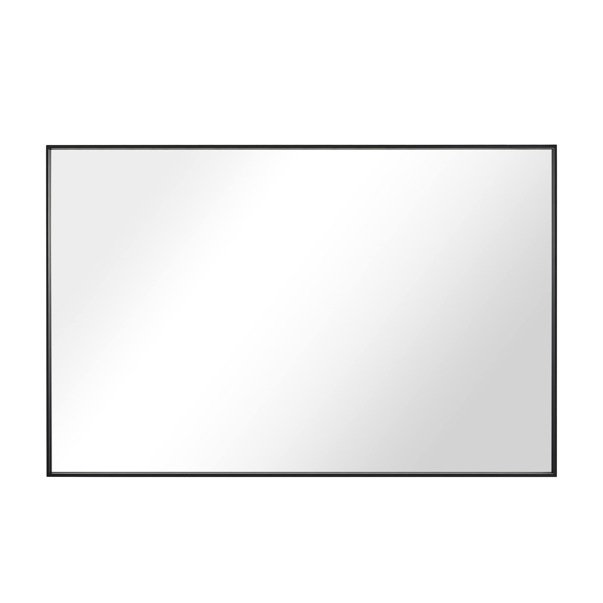 GETLEDEL MR-2511BK 30-Inches x 20-Inches Framed Rectangle Bathroom Vanity Mirror ( Black )