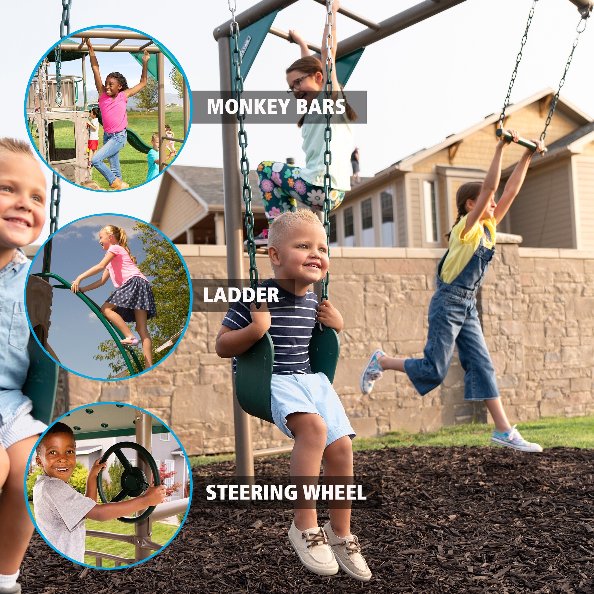 LIFETIME PRODUCTS 90630 Playset-Swings - View #5