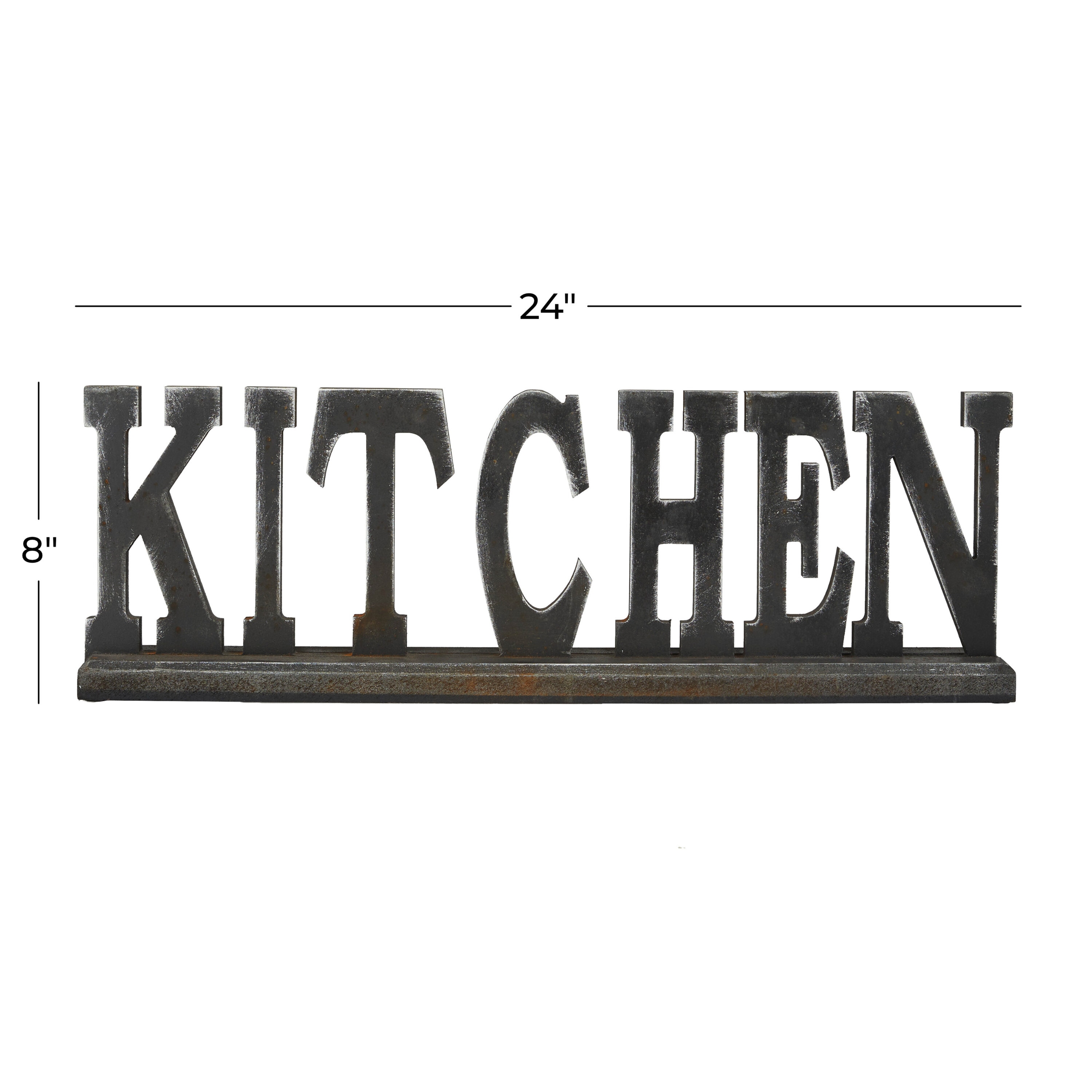 Grayson Lane Black Mdf Industrial Decor Set at Lowes.com