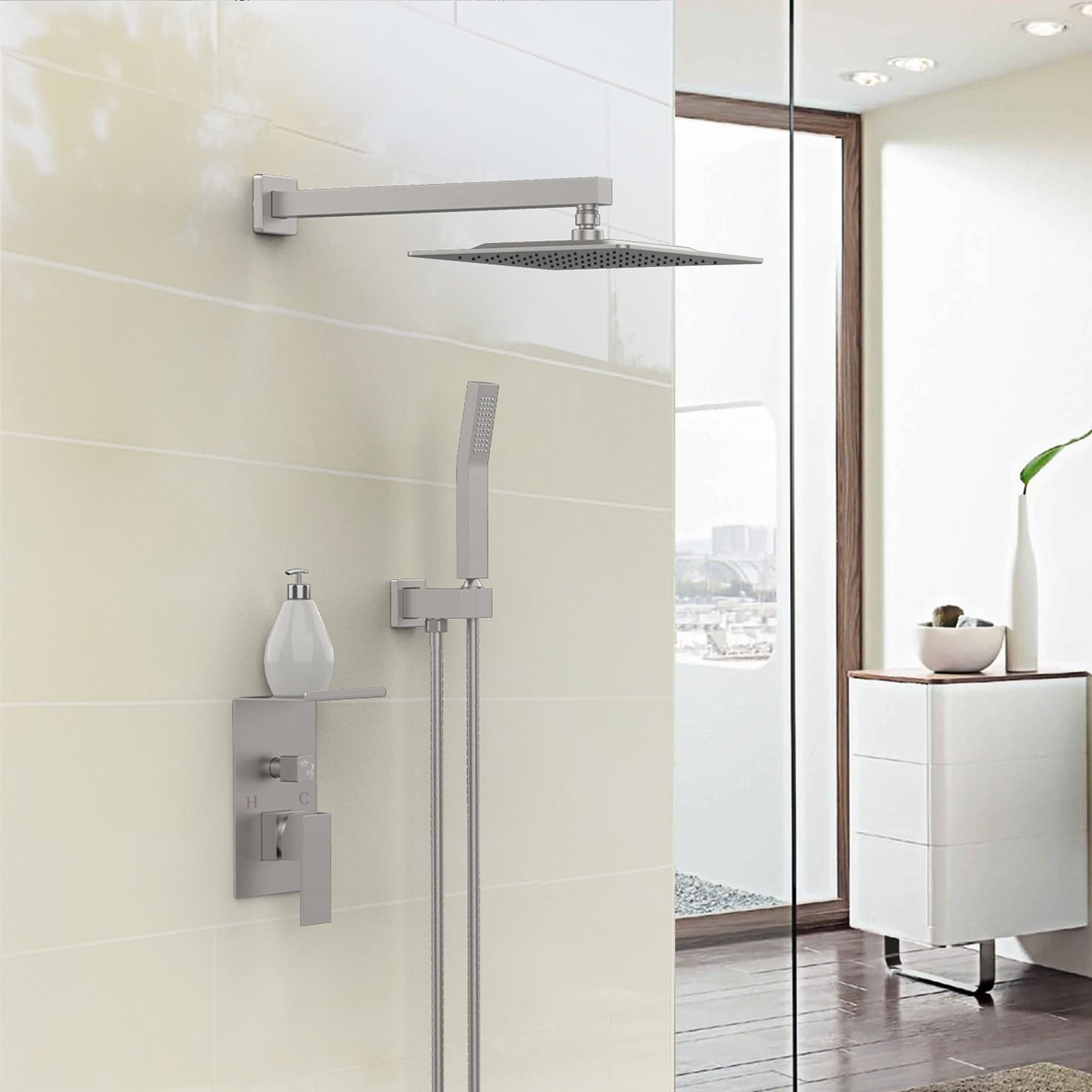 Topcraft TC-98102-10BN Showerhead-Bar-Panels - View #4