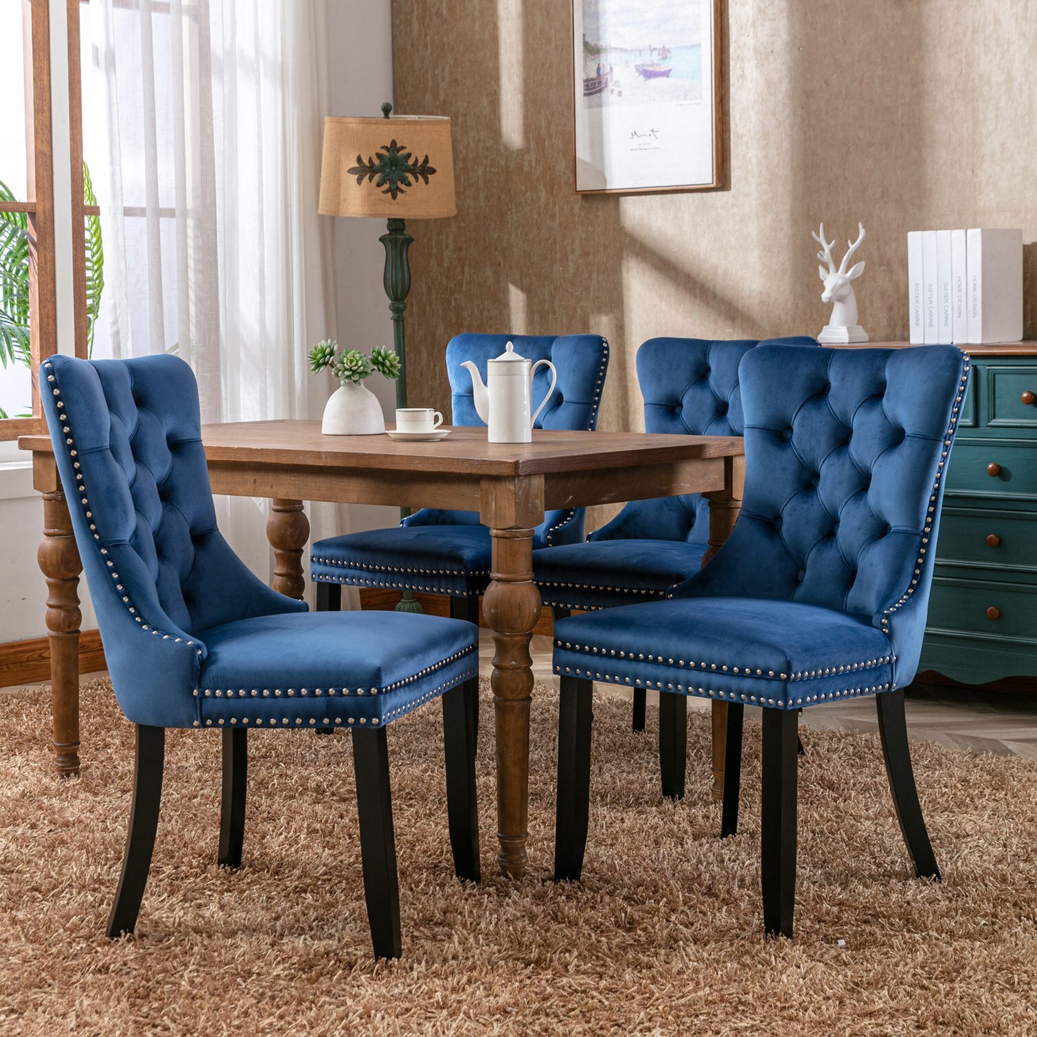 FlowLuxe HQPI7CMLWPD2 Dining-Chairs - View #7