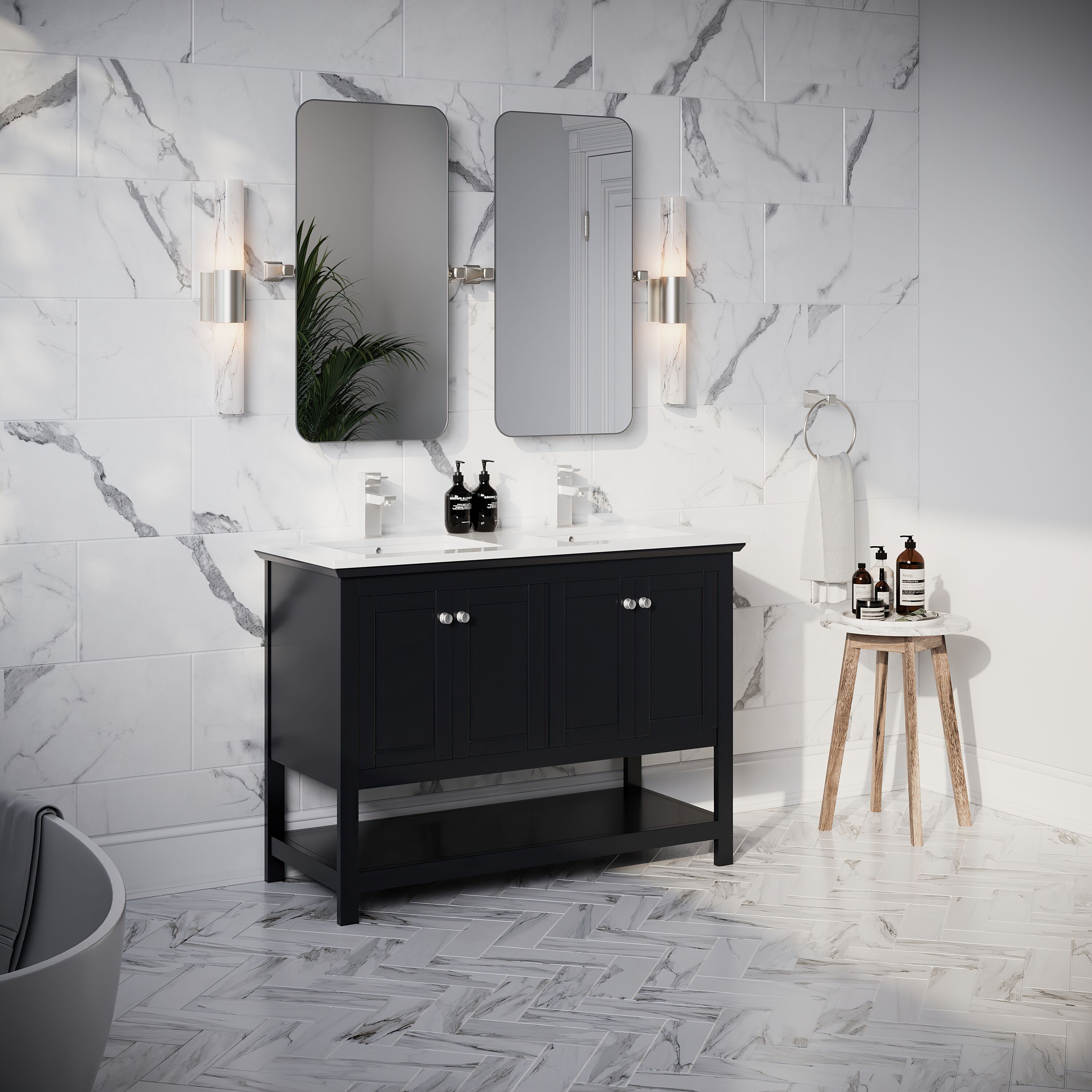 Fresca FCB2348BL-D-CWH-U Bath-Vanity-Combo - View #4