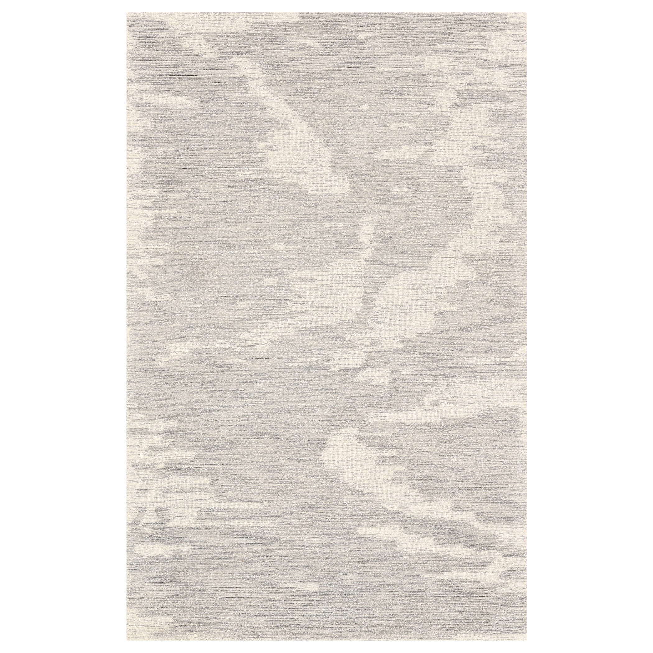 Amer Rugs MEX10576 5 x 8 (ft) Wool Ivory Gray Rectangular Indoor Abstract Area rug