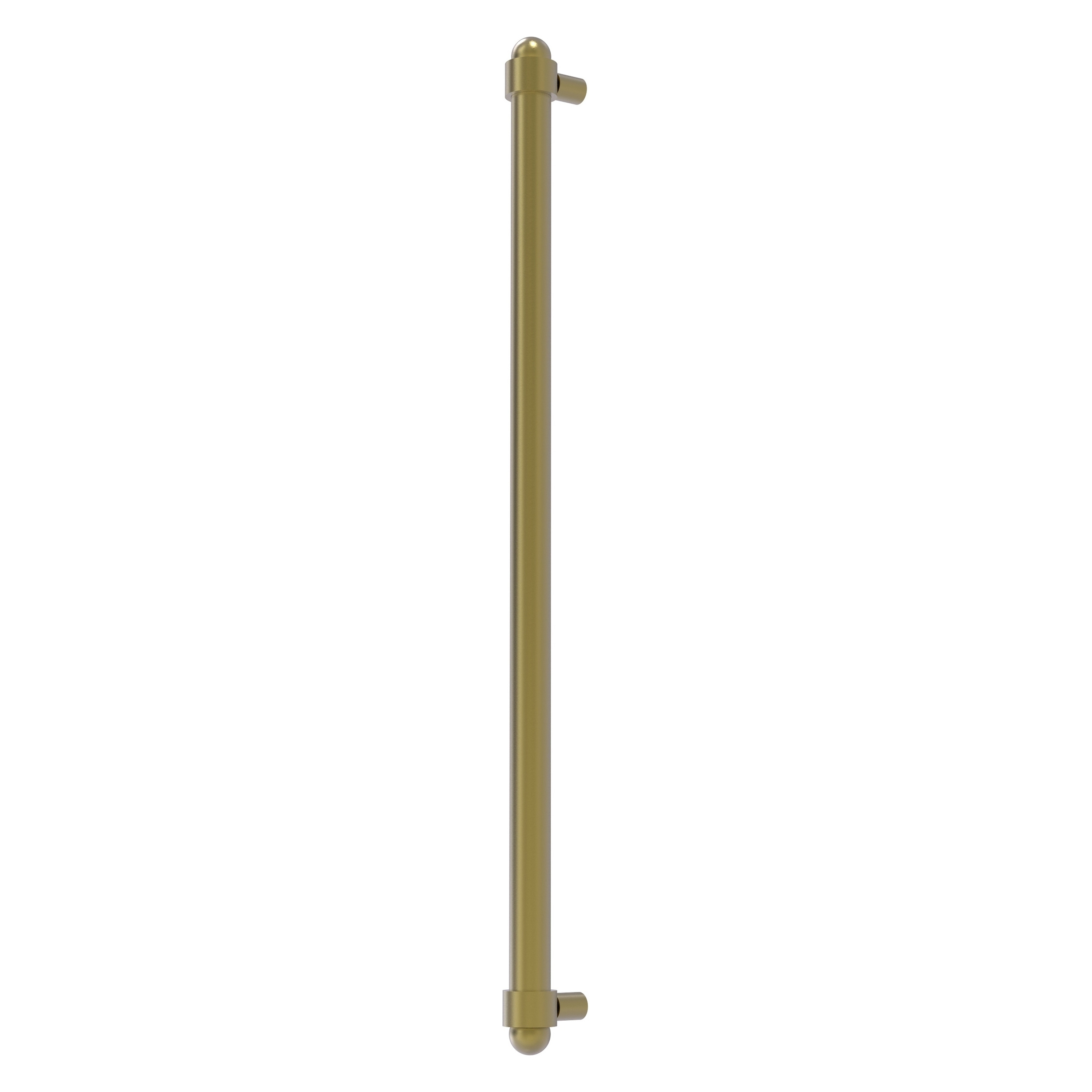 Allied Brass P-30-RP-SBR 18-in , 457mm Center to Center Satin Brass Dual Mount Cylindrical Bar For Use on Appliances Drawer Pulls