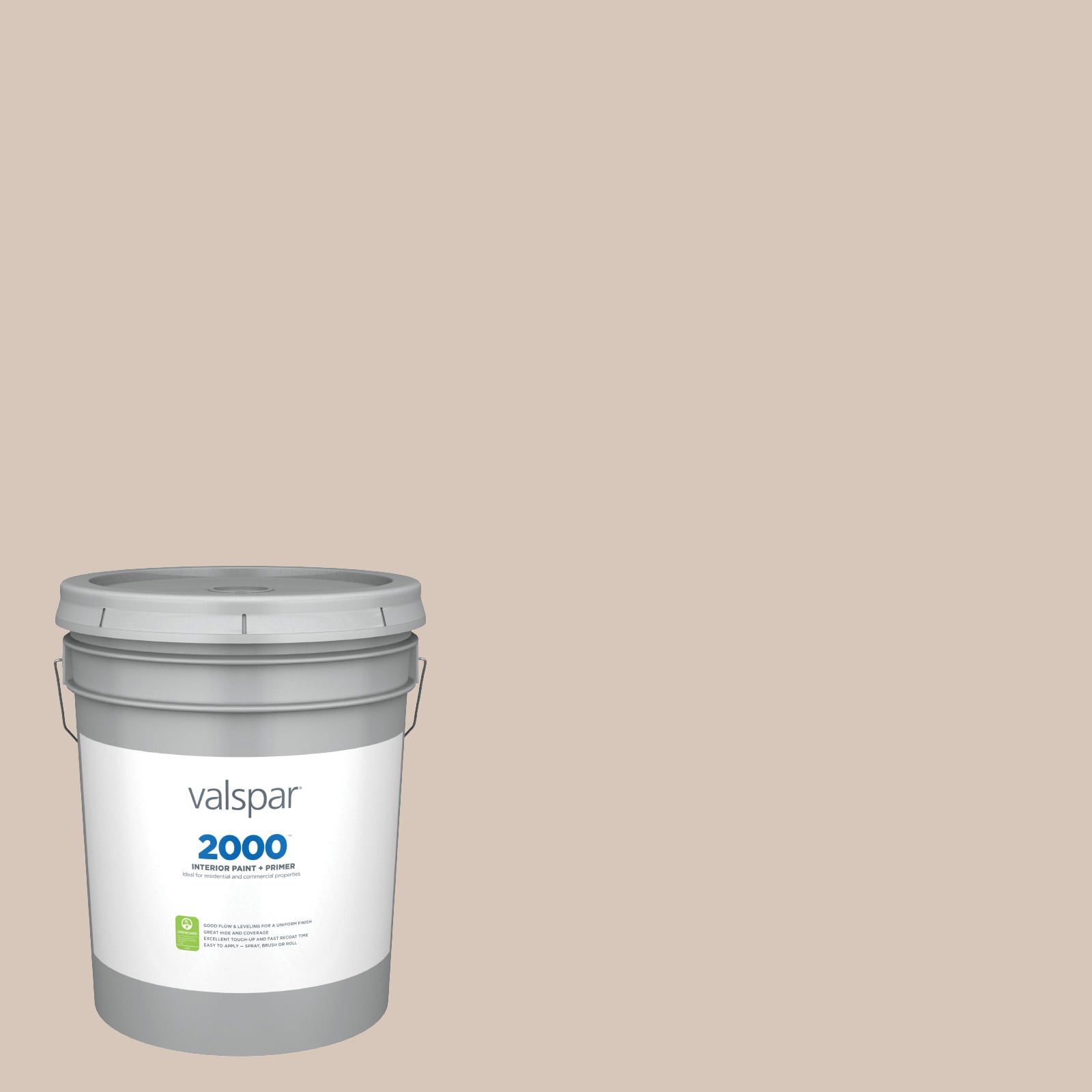 Valspar HGSW3077-30104 2000 Flat Simplify Beige HGSW3077 Latex Interior Paint Paint + Primer ( 5-gallon )