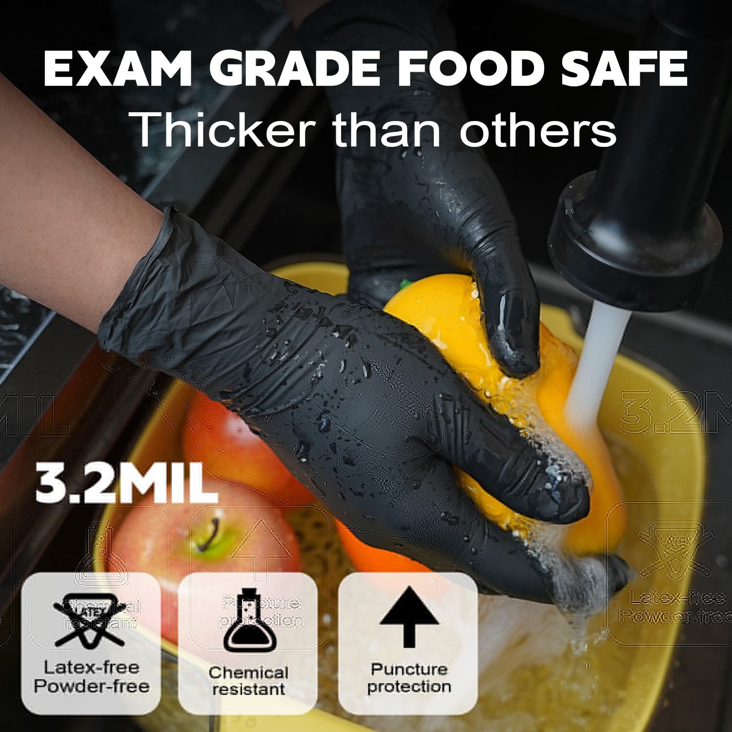 FINITEX L-BA60153-1BX-L Cleaning-Gloves - Thumbnail View #2