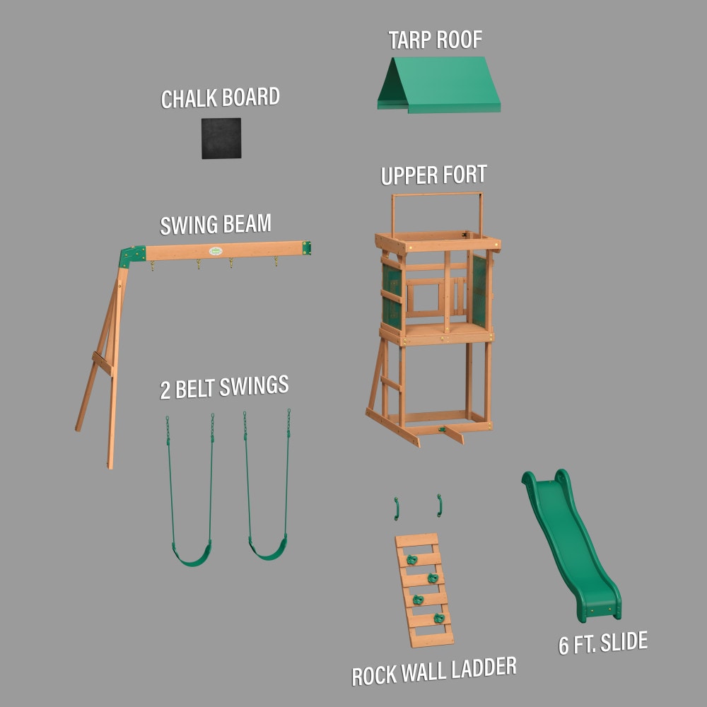 Backyard Discovery 2001046COM Wood-Playset-Kits - View #9