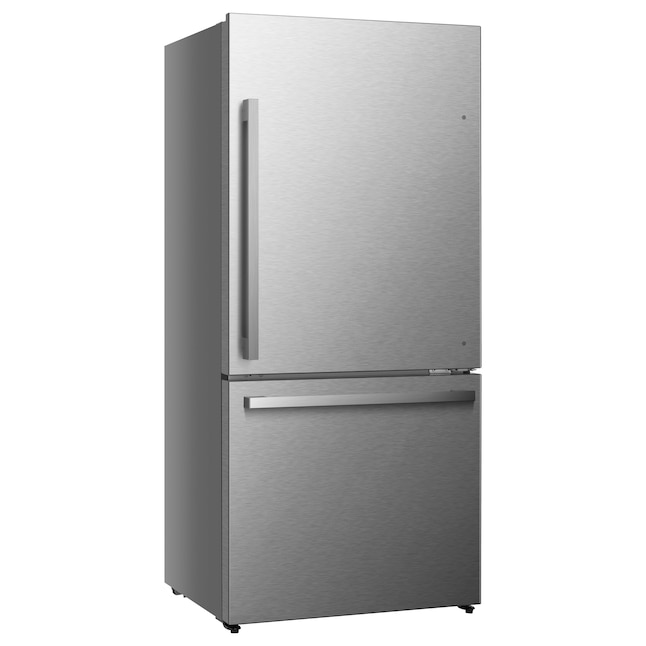 Hisense 17.2-cu ft Counter-depth Bottom-Freezer Refrigerator with Ice ...