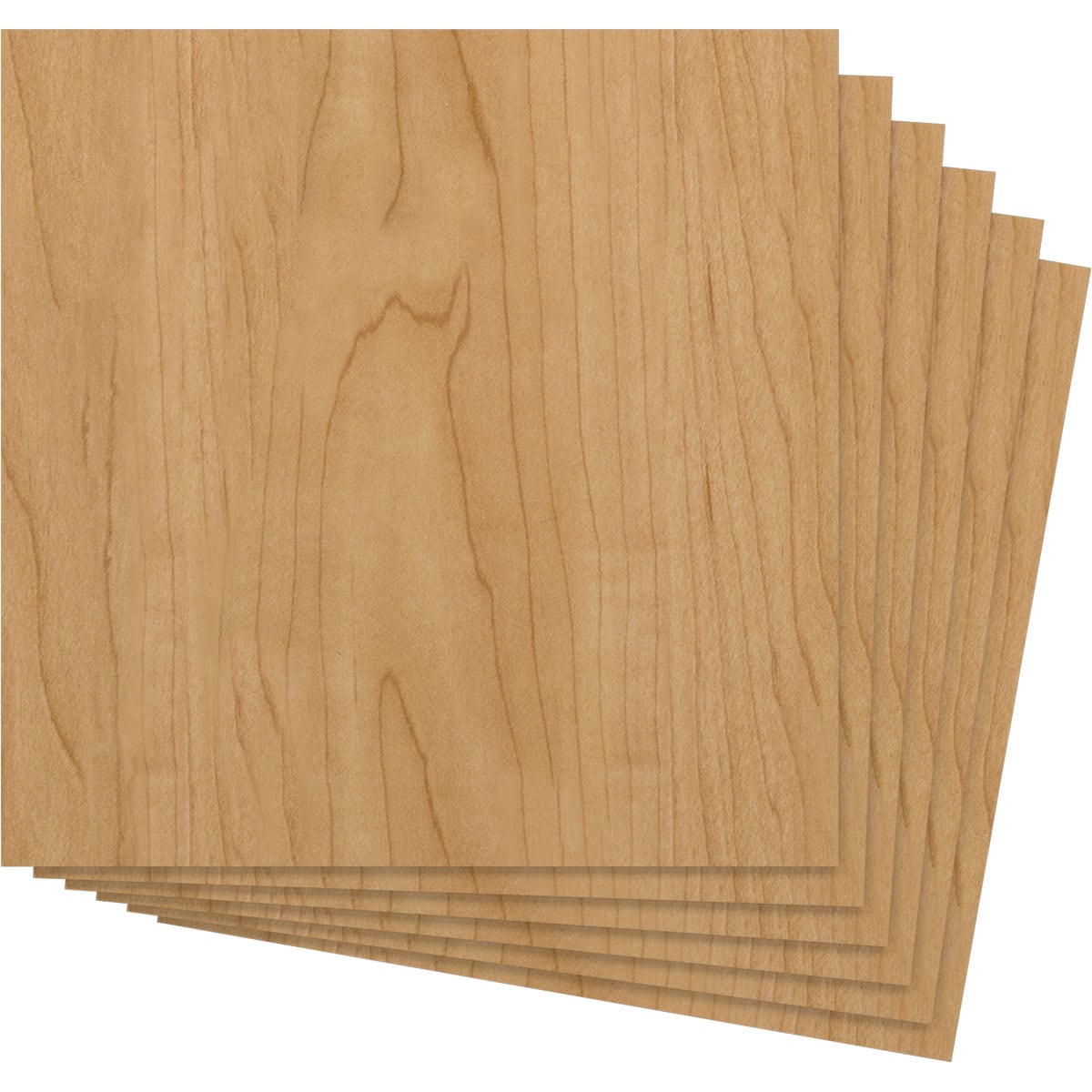 Ekena Millwork HBW12X12X375BMA 11-3/4-in x 11-3/4-in Smooth Paintable/Stainable Wood Wall Panel ( 6 -Pack, Covers 0.96-sq ft )