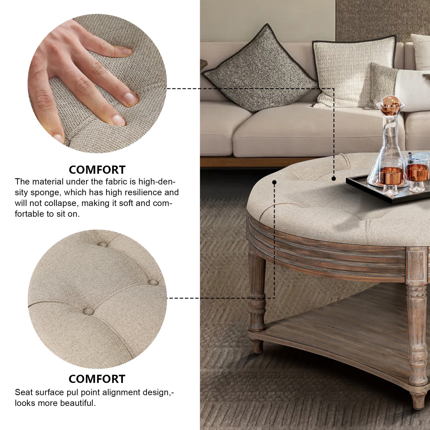 Streamdale Furniture W1445P175897 Indoor-Ottomans - View #5