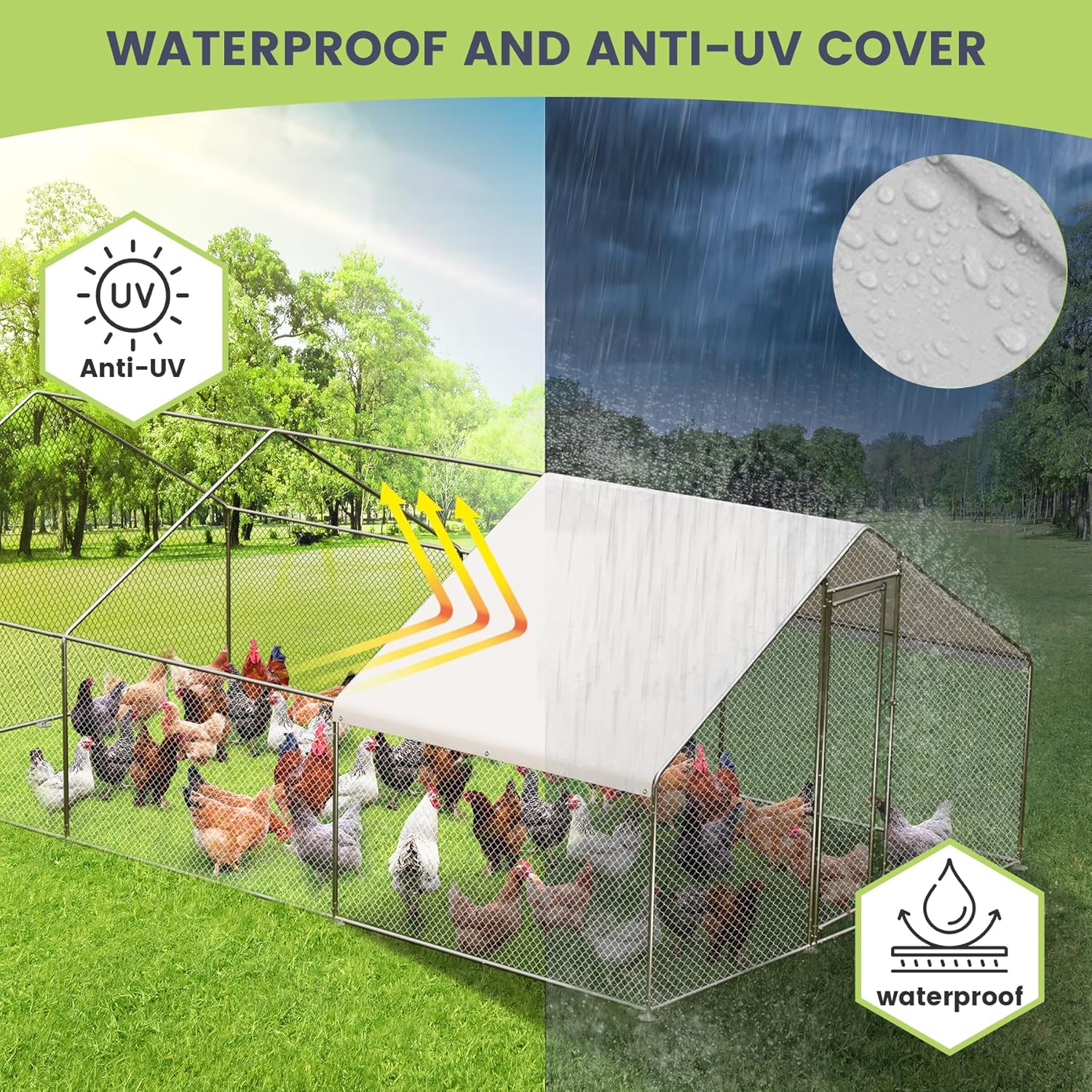 Qeetex ZYFLPHO-12VJ0WEB Chicken-Coops-Rabbit-Hutches - View #2