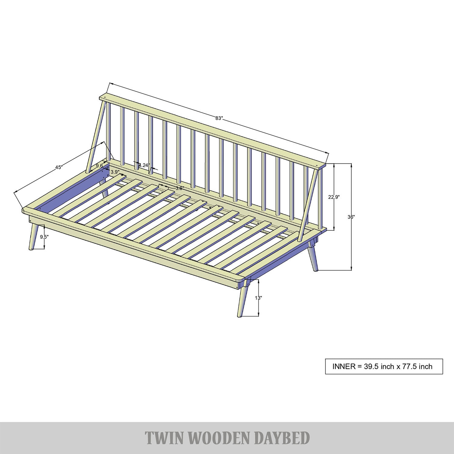 ChaletPosh C225T-LOK-WD beds - View #8