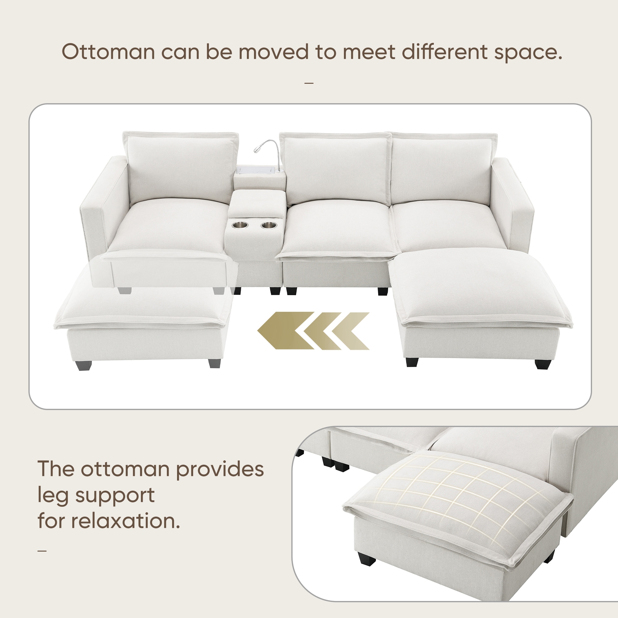 ModernLuxe L-N723S9720A Sofas-Loveseats - View #3
