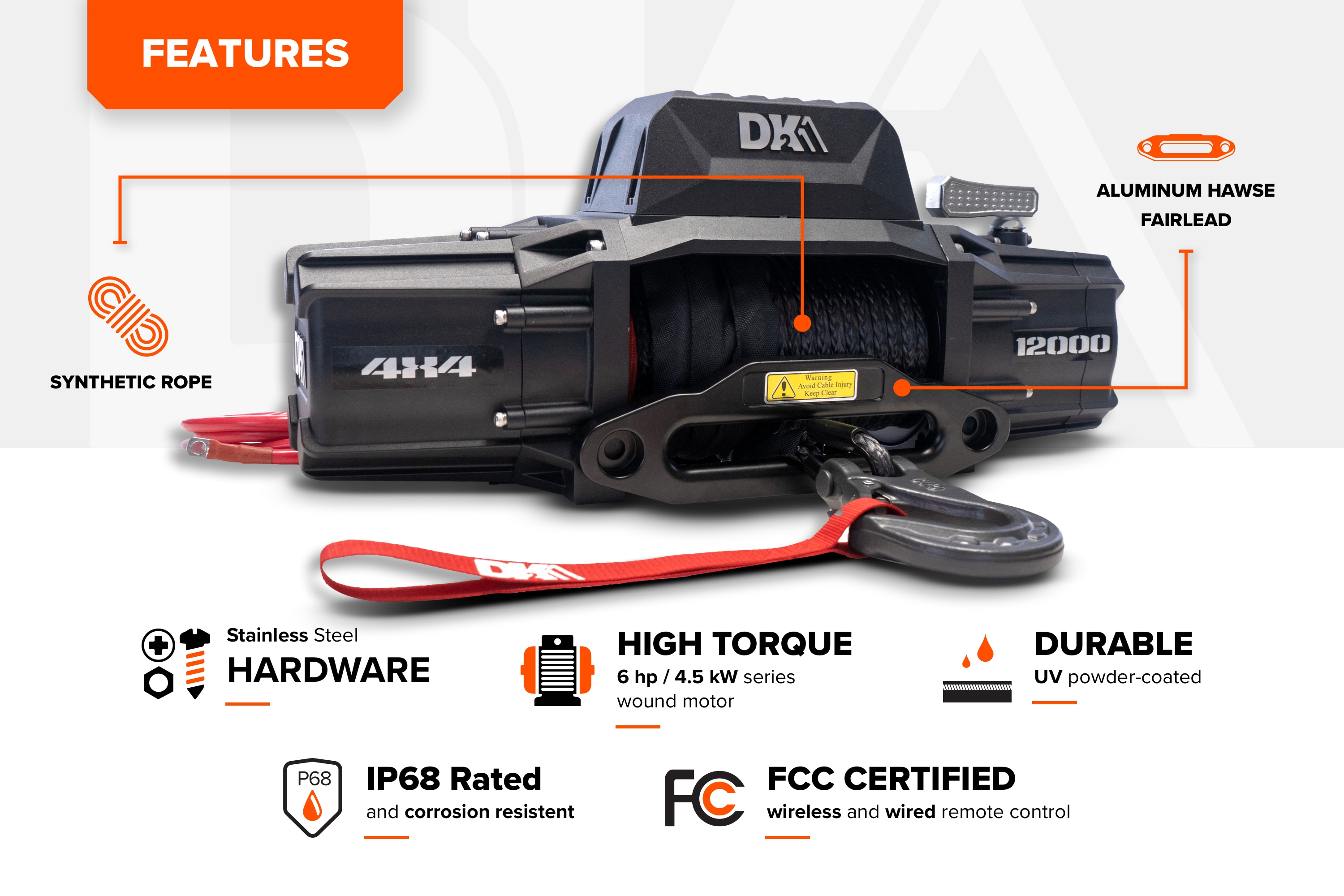 DK2 S12000-SR Winches-Accessories - View #5