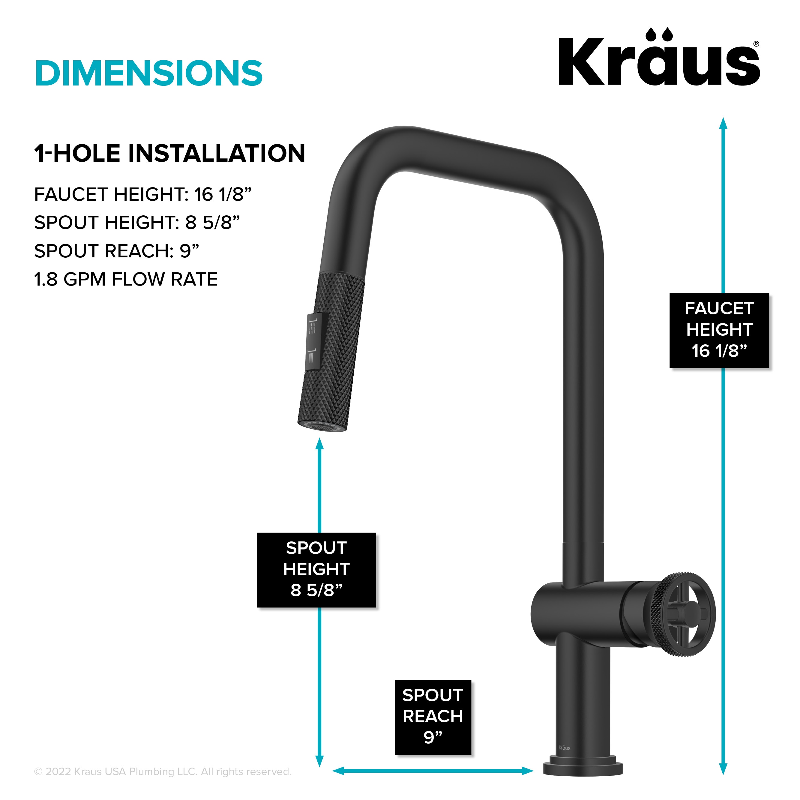 Kraus KPF-3126MB Kitchen-Faucets - View #6