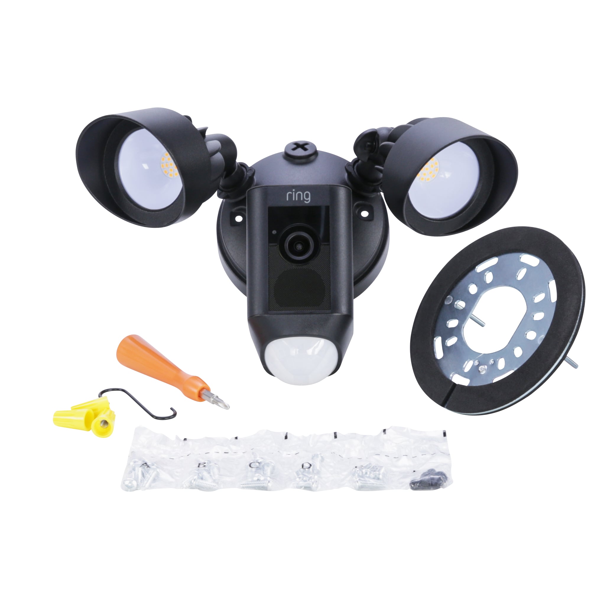 Ring Security Camera Floodlight Cam Wired Pro Black - B08FCWQWDZ