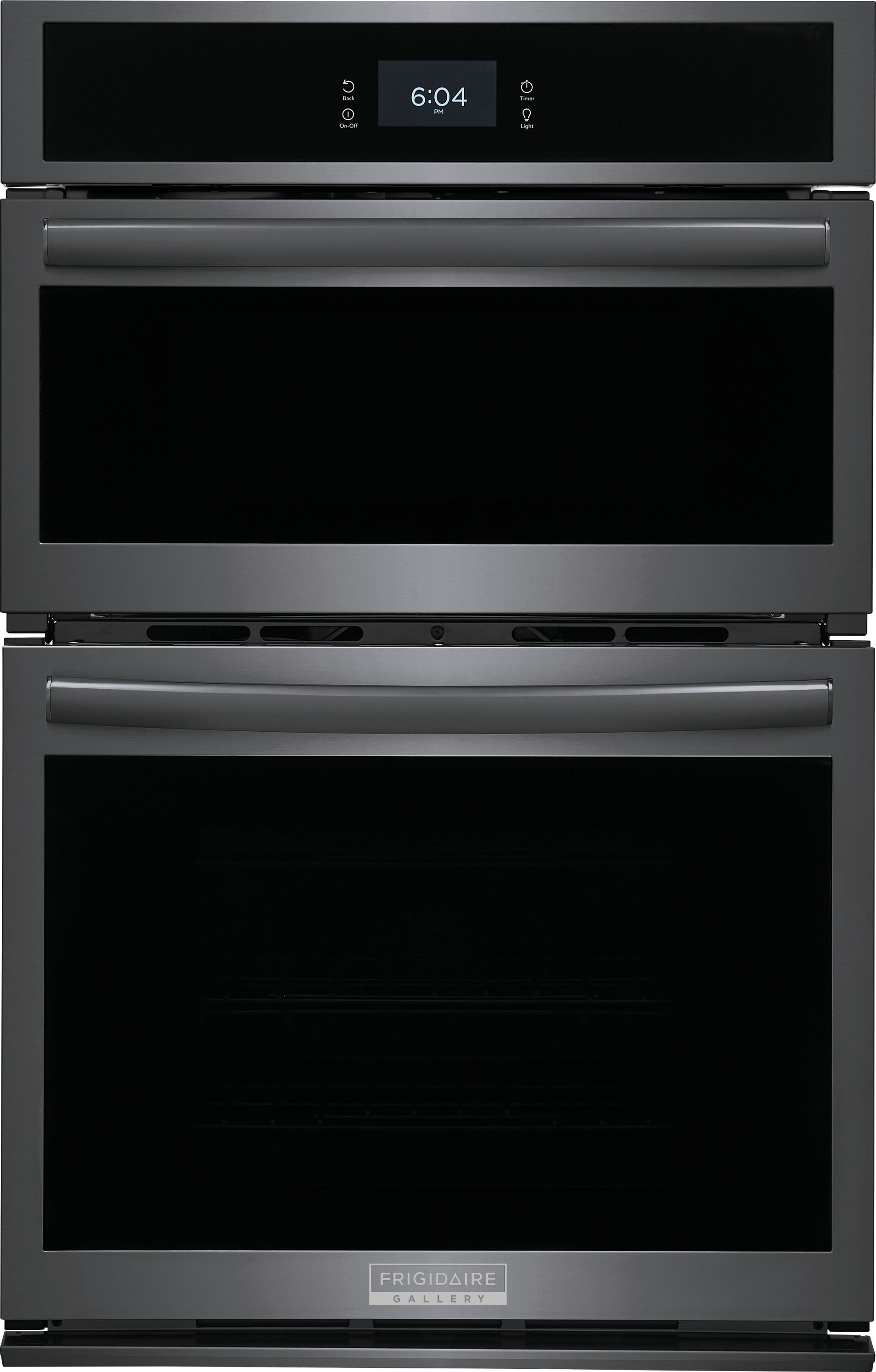 Frigidaire GCWM2767AD Gallery 27 inch Self + Steam Cleaning Air Fry Microwave Wall Oven Combo ( Fingerprint Resistant Black Stainless Steel )