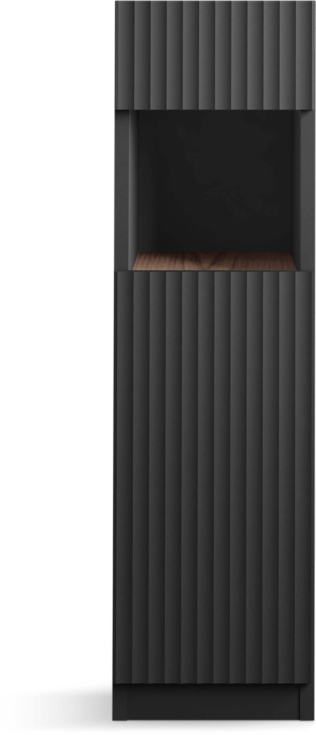 KOHLER Spacity 11.81-in x 80.75-in x 13.69-in Dark Steel Freestanding Soft Close Linen Cabinet