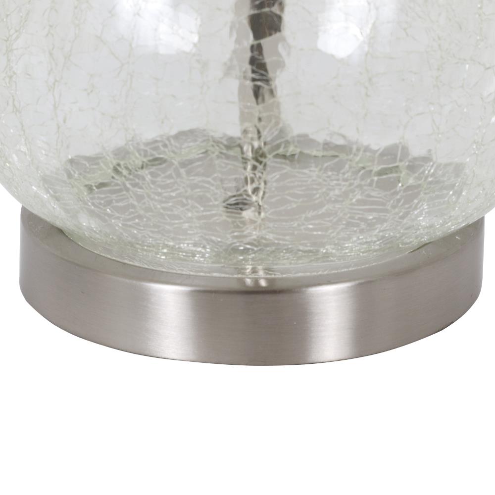 cracked glass table lamp