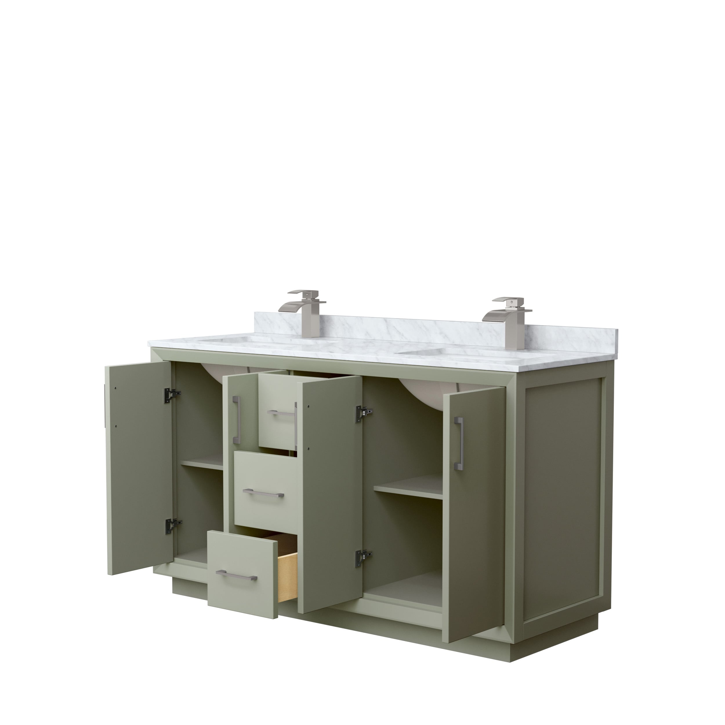 Wyndham Collection WCF414160DLGCMUNSMXX Bath-Vanity-Combo - View #2