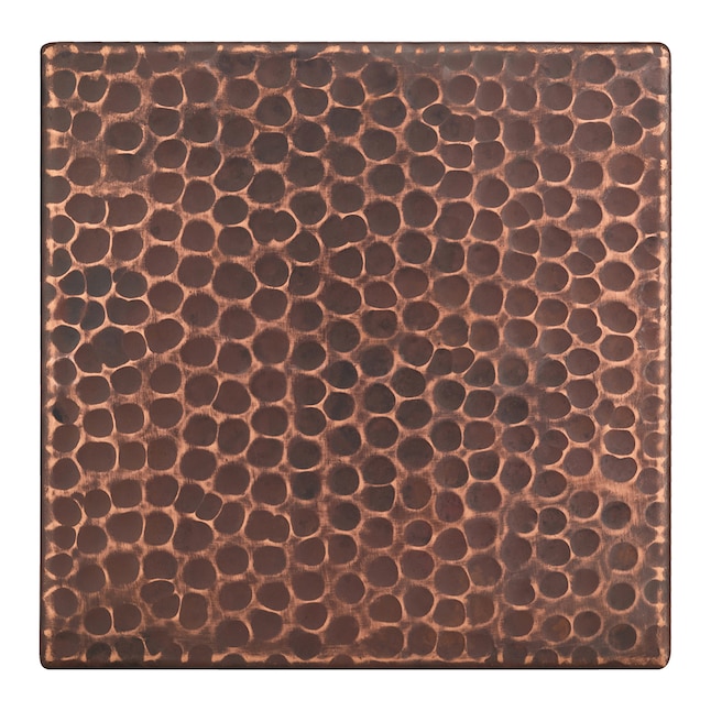 PREMIER COPPER PRODUCTS Copper Tile-Pack 4-Pack Oil Rubbed Bronze 6-in