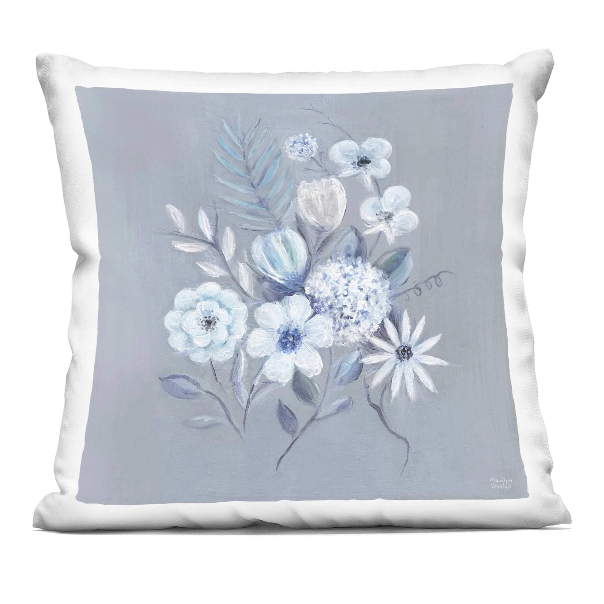 Stupell Industries  Mixed Flower Bundle Decorative Printed Pillow Design by Marilyn Dunlap