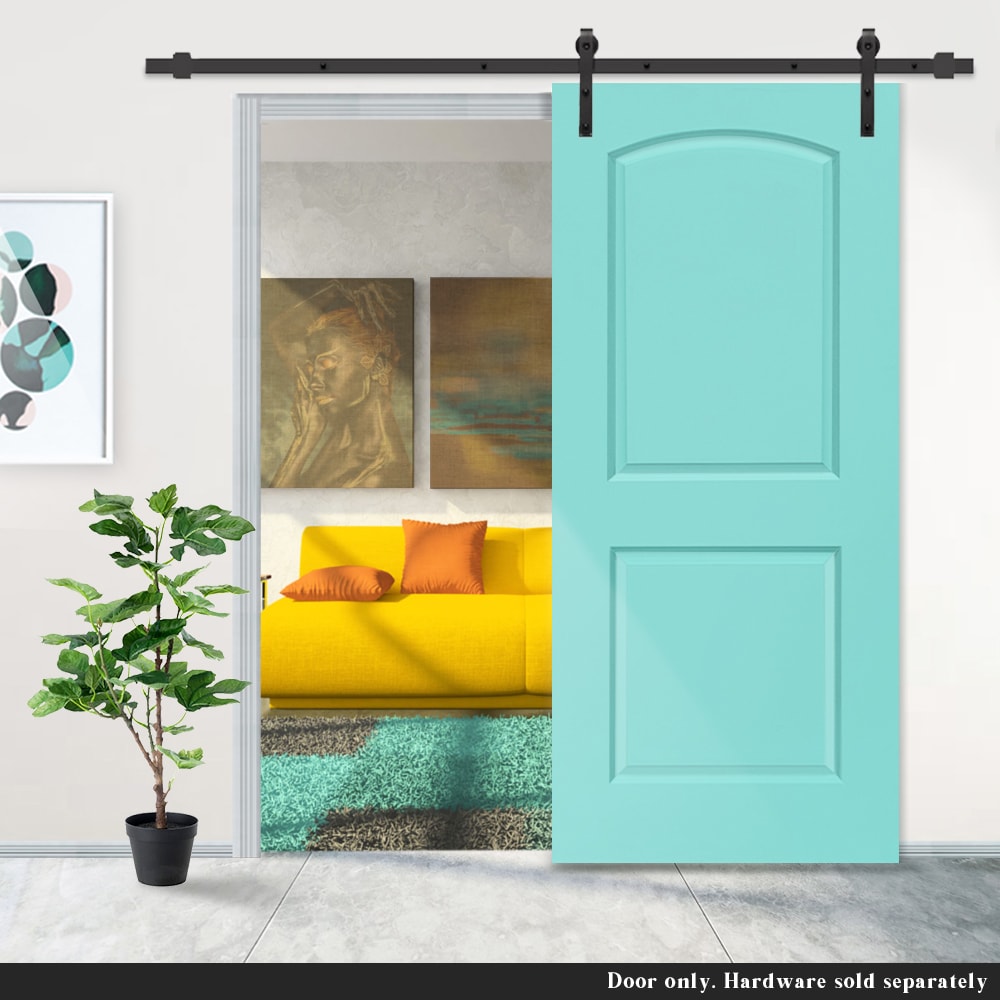 CALHOME DOOR-2PANEL-RD-30RW Barn-Doors - View #2