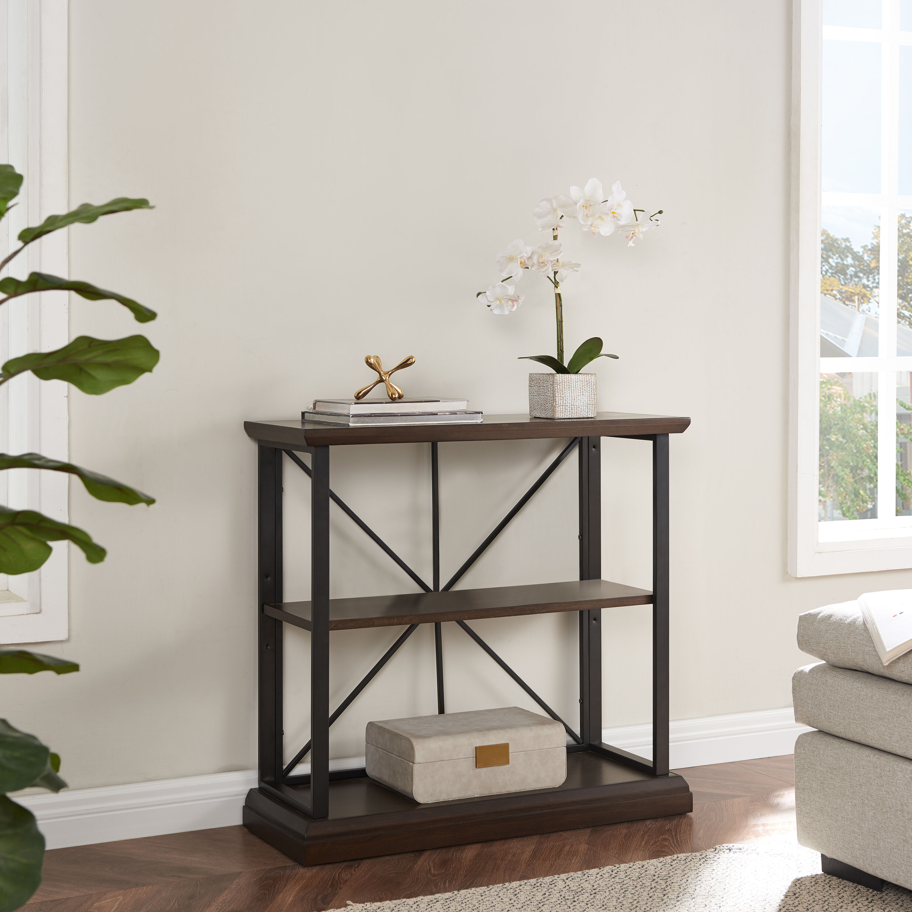 Leick Home 11832-DEMB bookcases - View #3