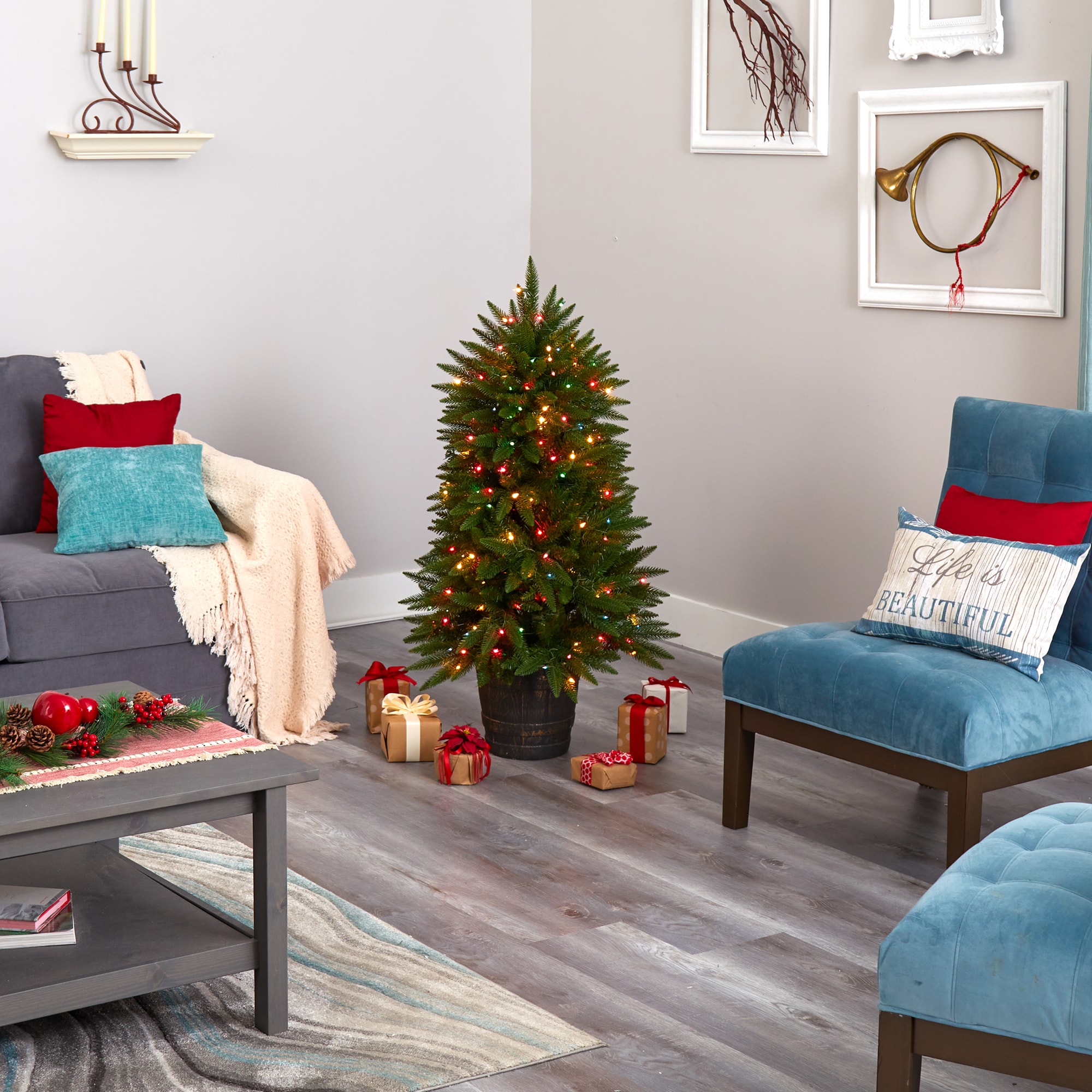 Nearly Natural T1563 Artificial-Christmas-Trees - View #7