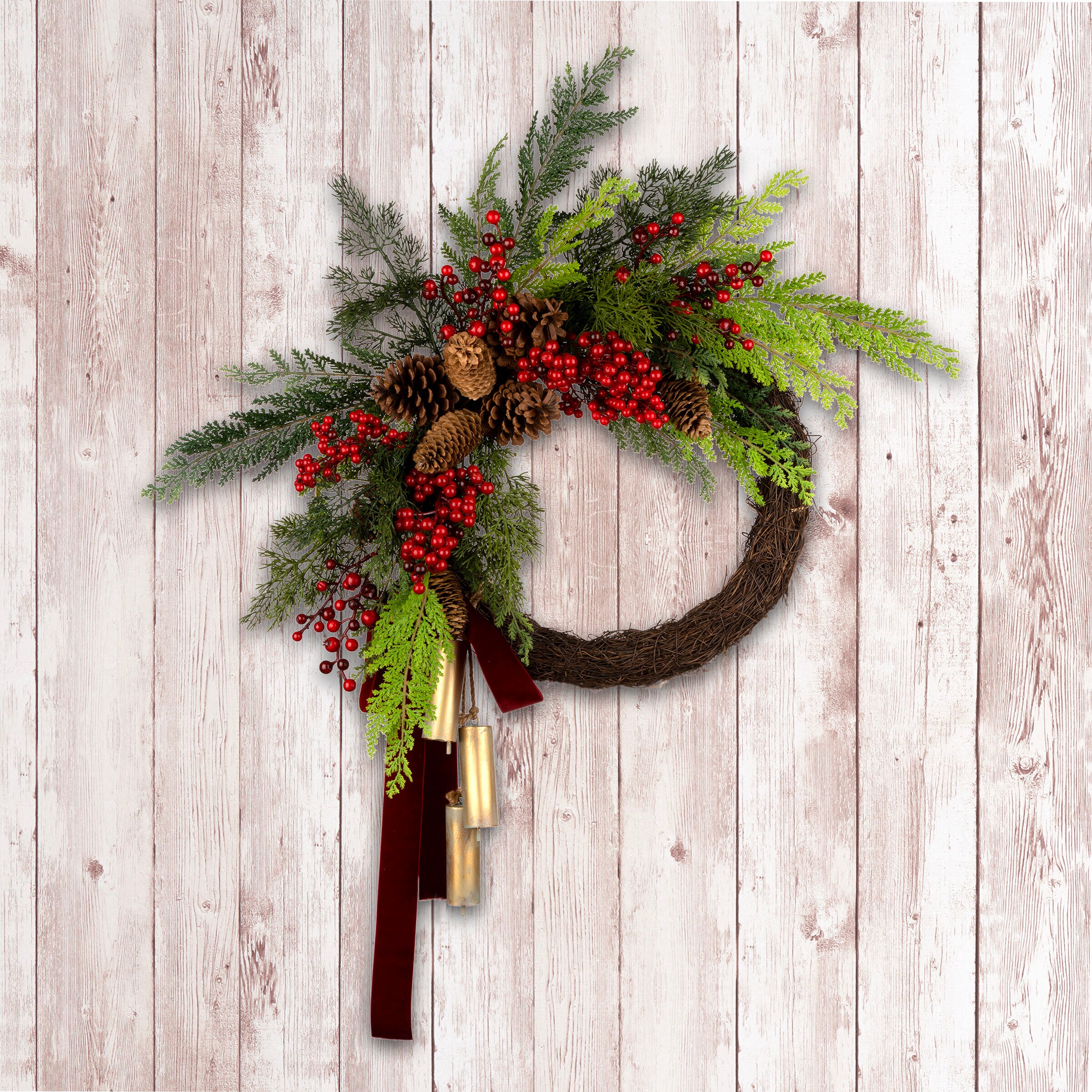 National Tree Company HH75-C226444MU1-24W Artificial-Christmas-Wreaths - View #2