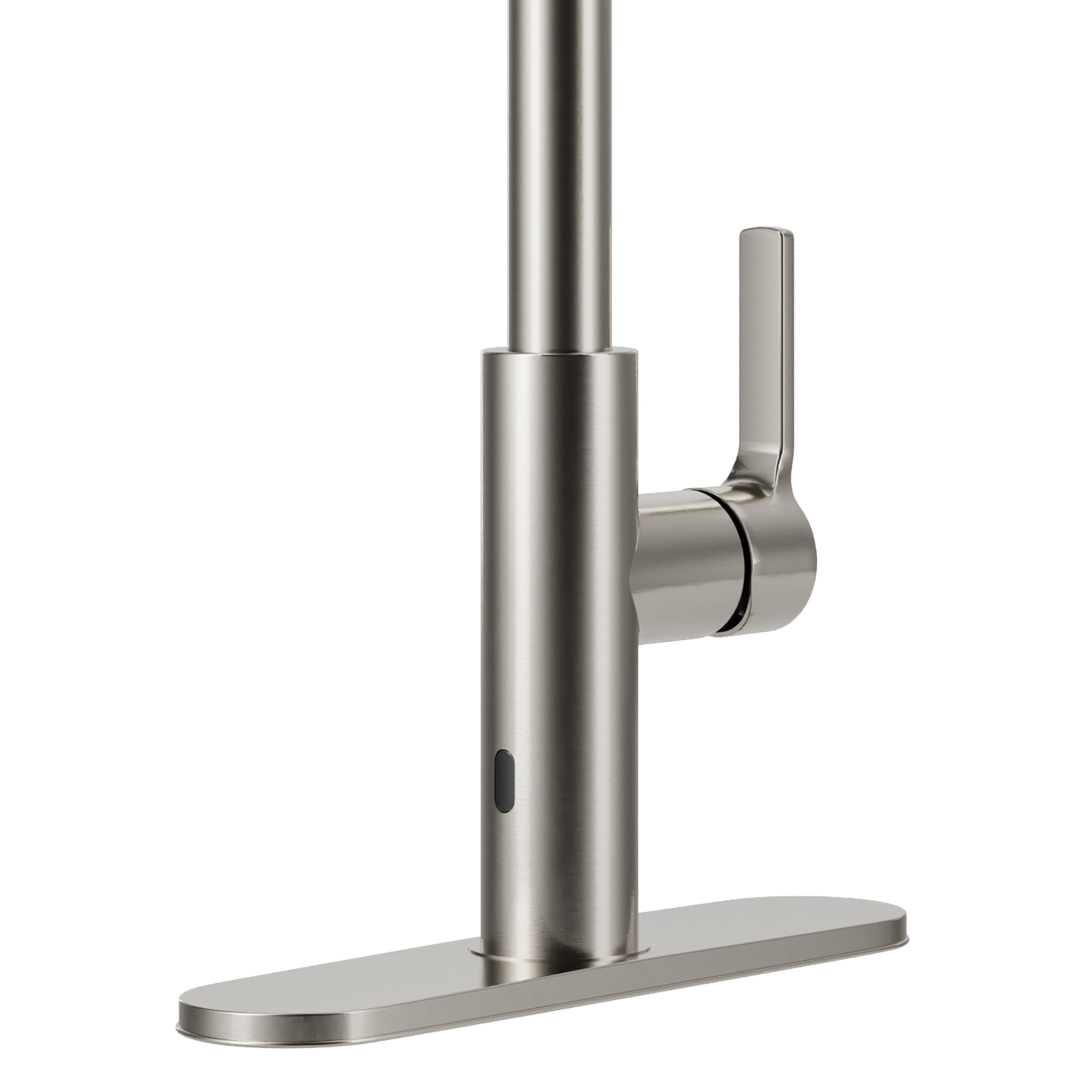 Brushed Nickel Touchless Pull-Down Kitchen Faucet with Motion Sensor