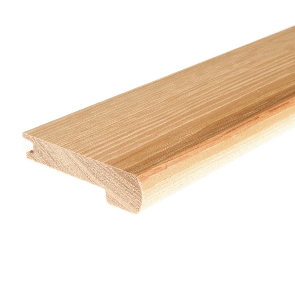 Flexco 778764 Solid Wood Stair Nose 2.75-in x 78-in x 0.5-in Autumn Prefinished Wood Hickory Flush Stair Nosing