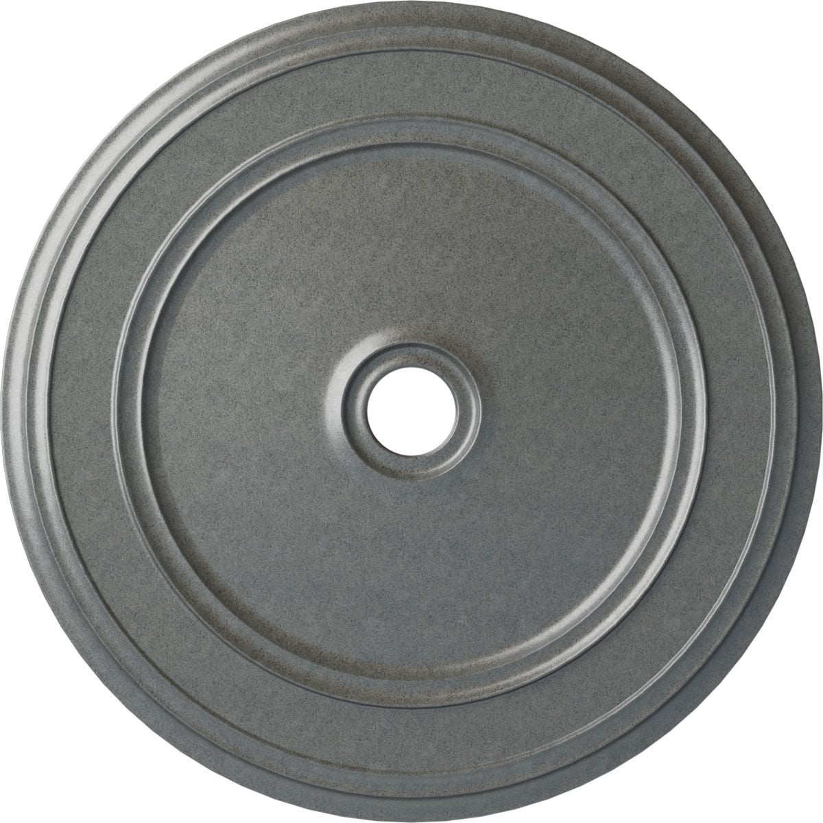 Ekena Millwork CM41CLPLS Classic 41.125-in W x 41.125-in L Painted Platinum Polyurethane Whole Ceiling Medallion