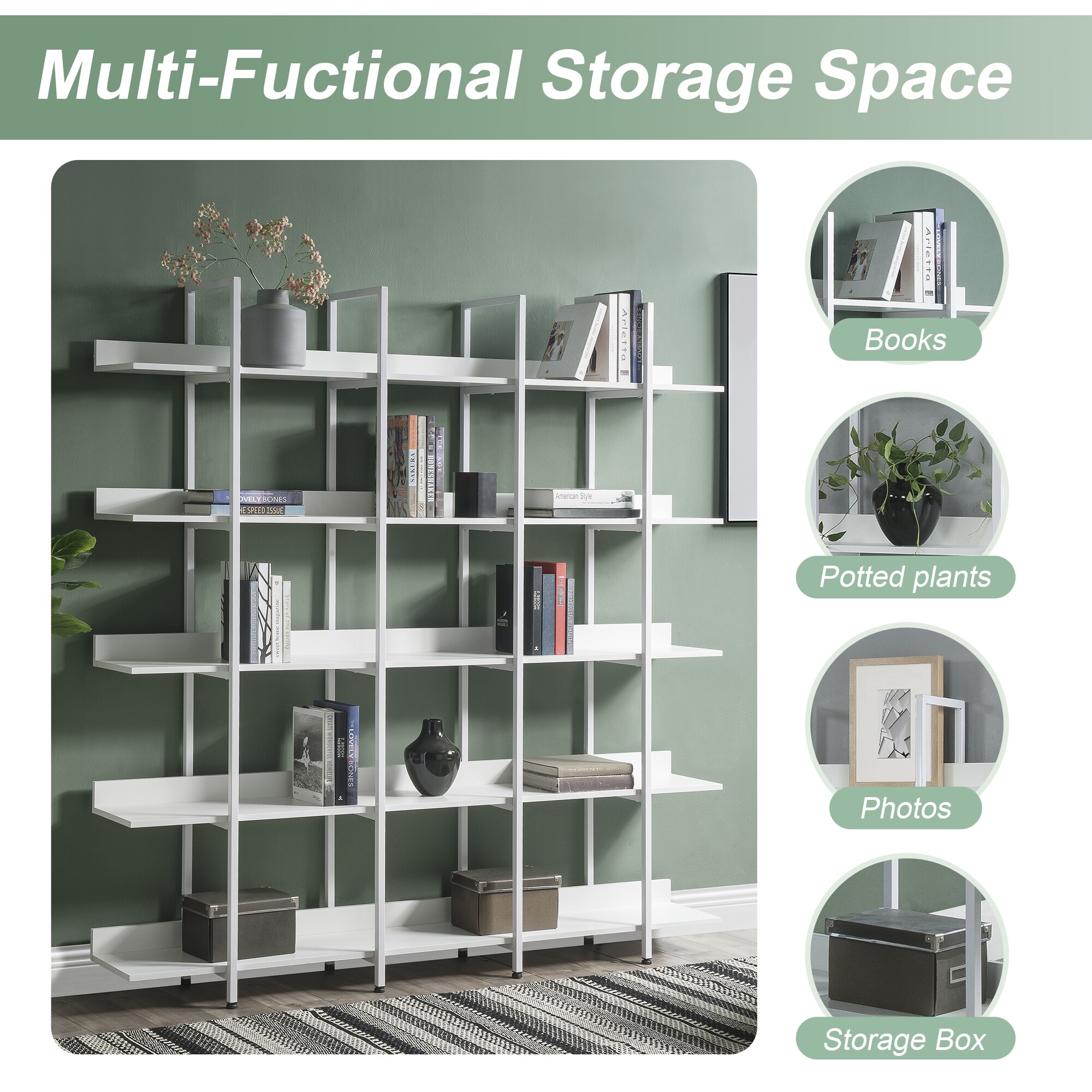 ModernLuxe L-WF286176AAK bookcases - View #2