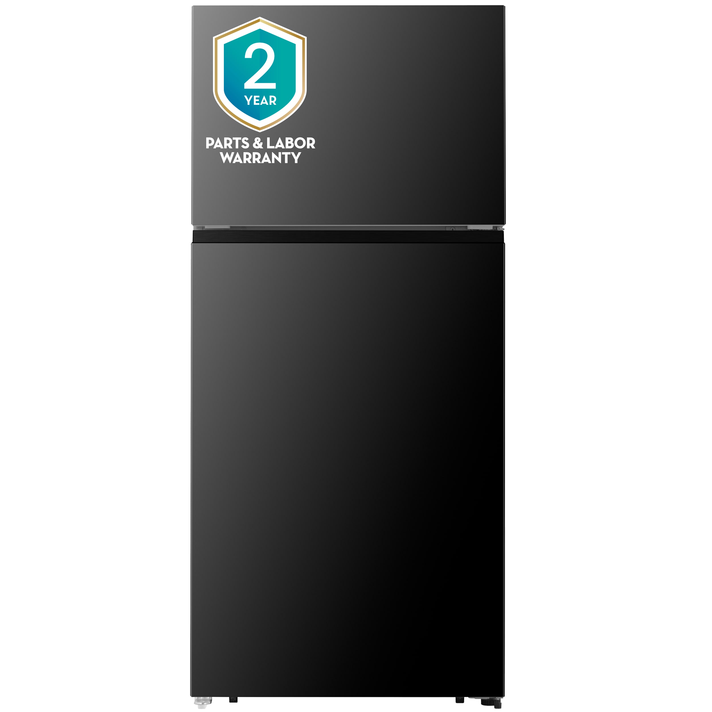 Hisense 18-cu ft Top-Freezer Refrigerator (Black) in the Top 