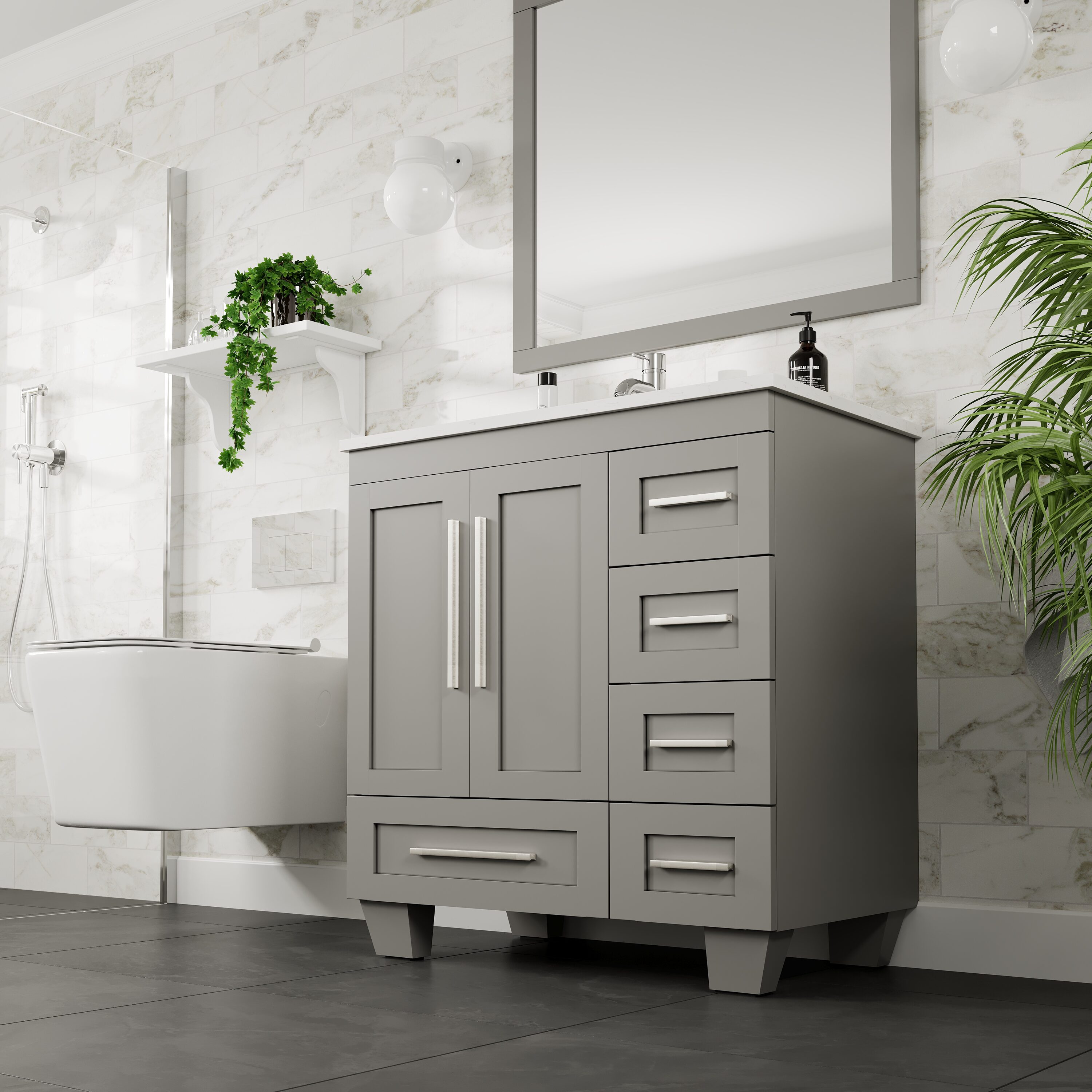 Eviva EVVN999-30GR Bath-Vanity-Combo - View #2