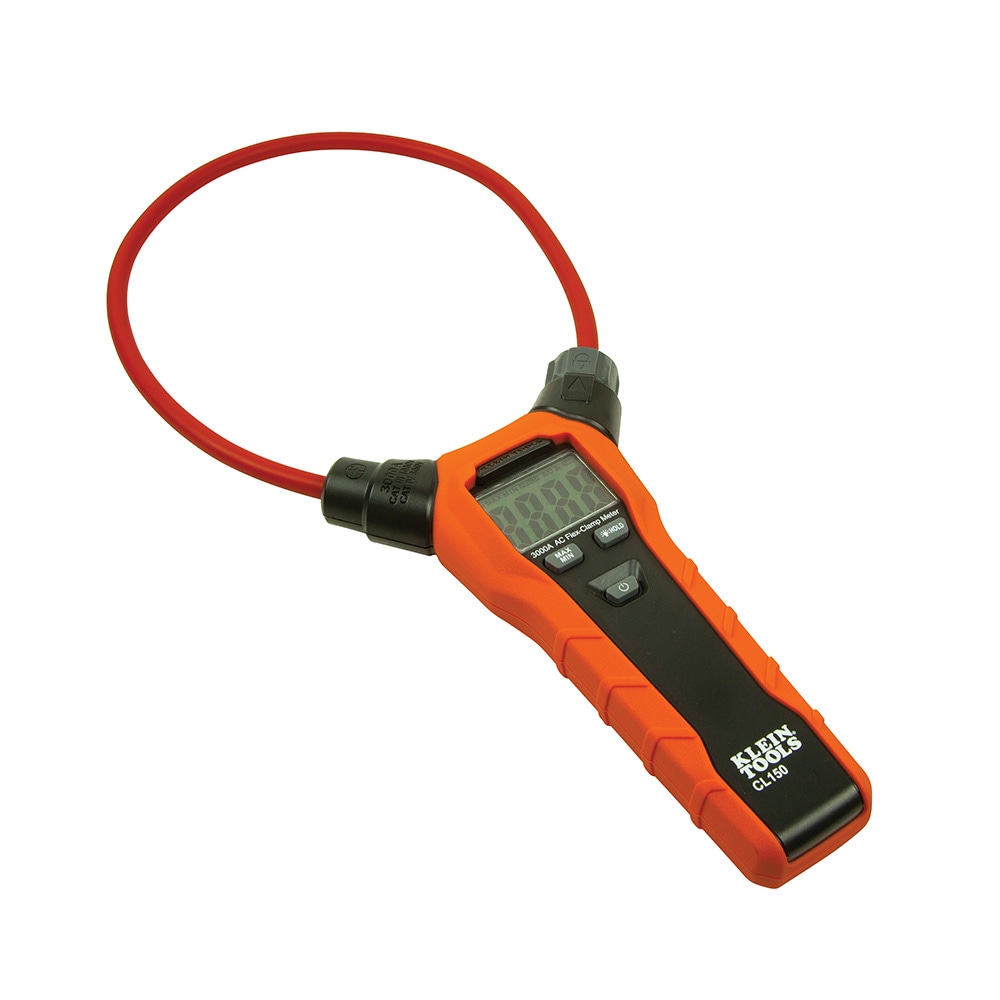 Klein Tools 18-inch Flexible Clamp Digital Display Clamp Meter