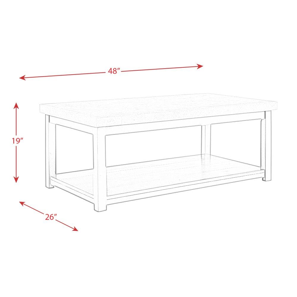 Picket House Furnishings Caleb 2-Piece Modern Birch Accent Table Set in ...