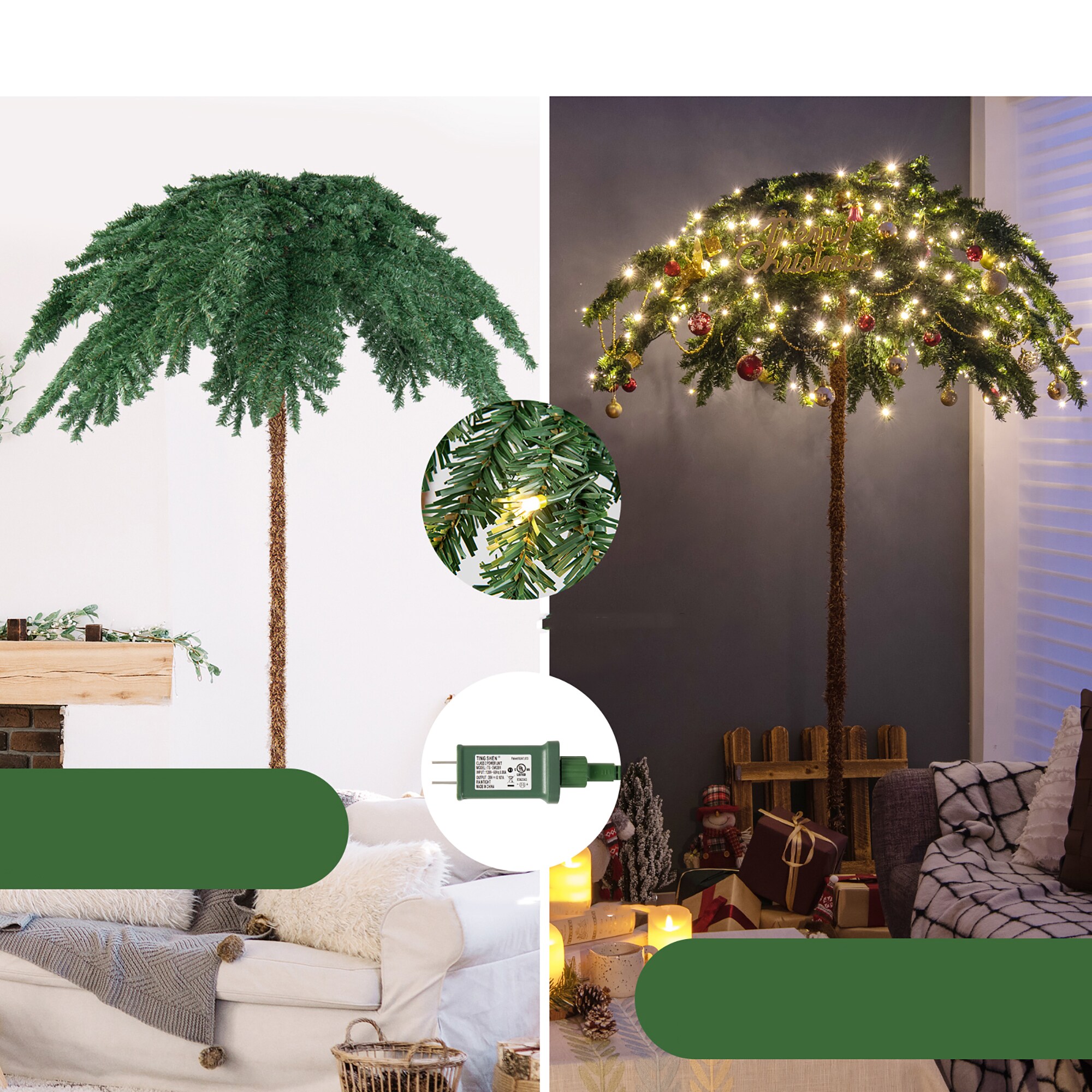 Costway CM24028US Artificial-Christmas-Trees - View #3