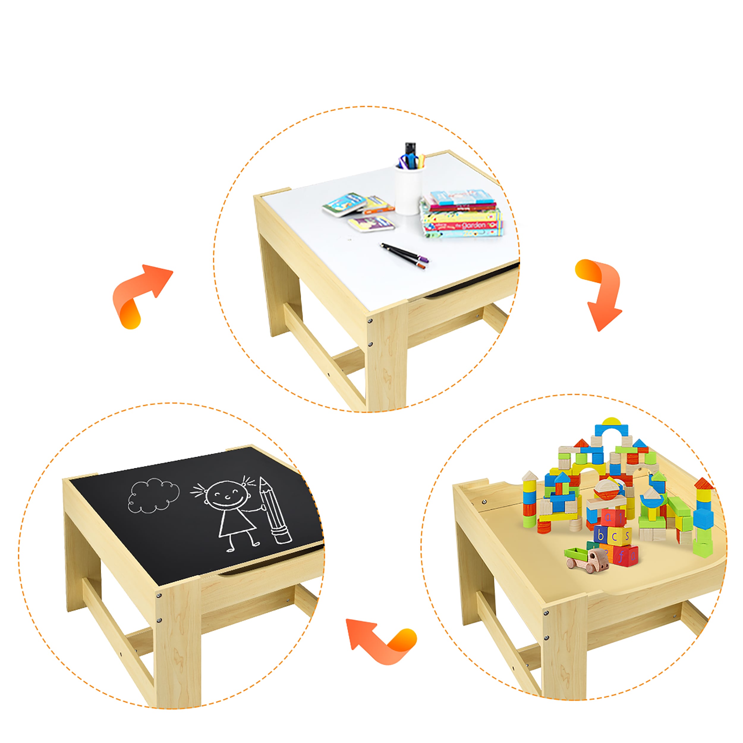 Goplus LWS00378 Kids-Play-Tables - View #5